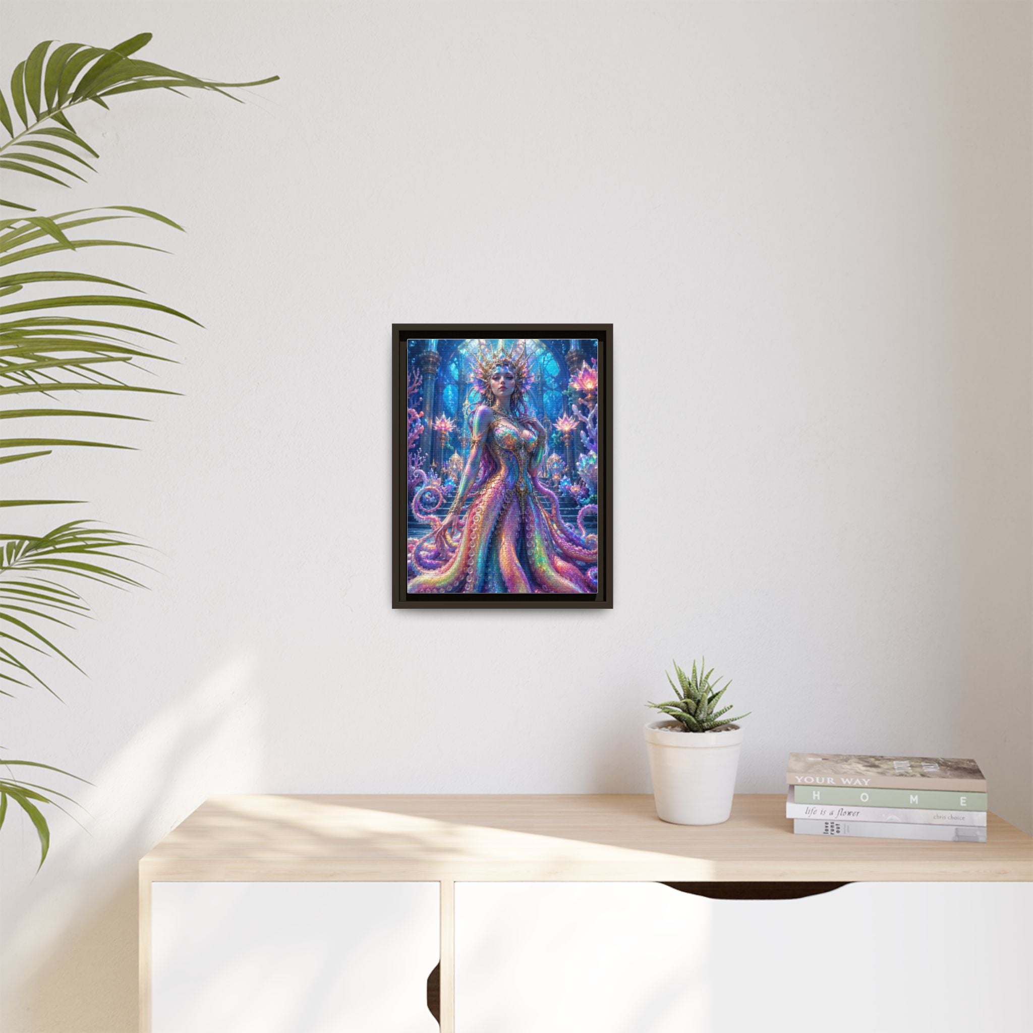 Rainbow Sea Empress Matte Canvas Print (Framed)