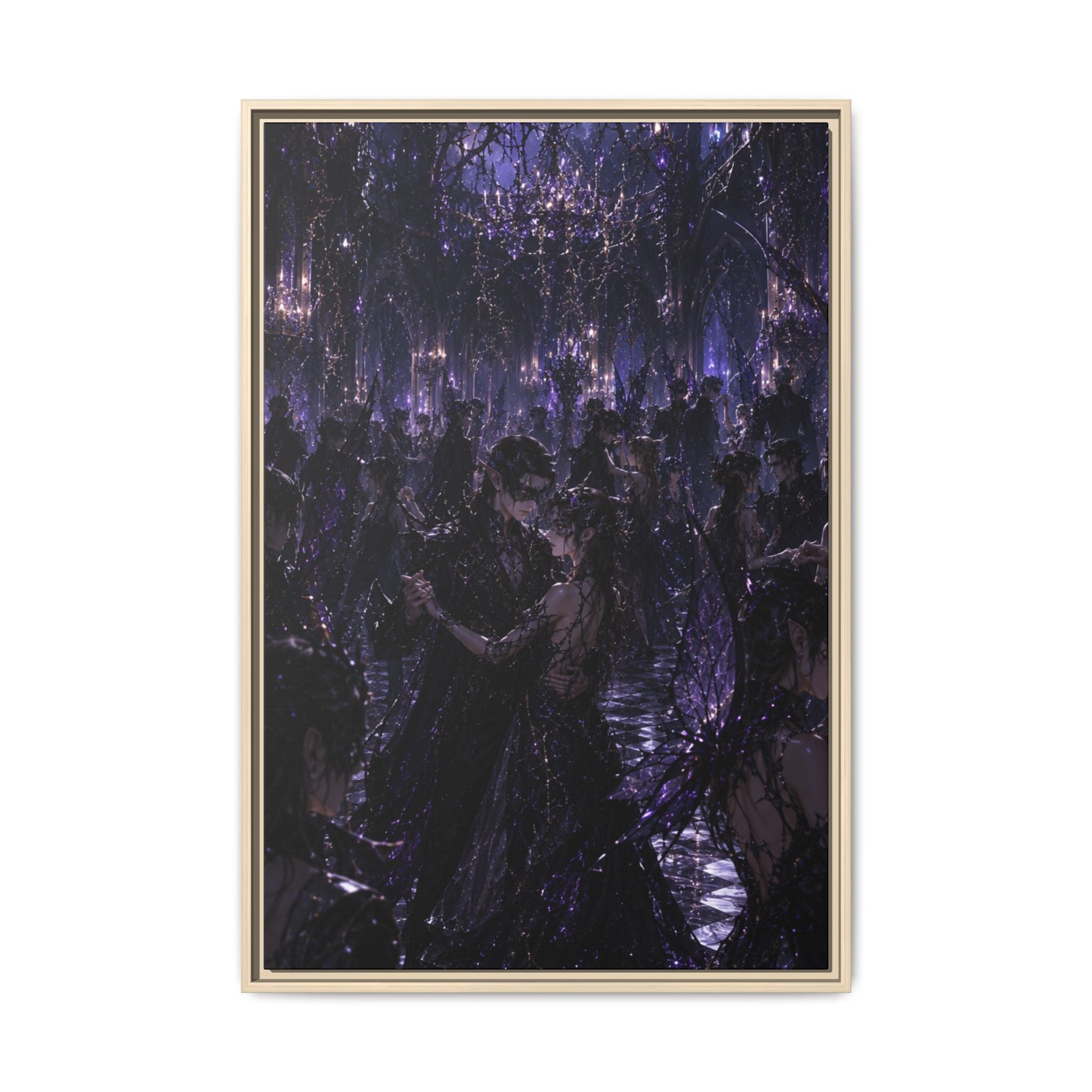 Fine Art Paper Print: Midnight Ballroom Dance Print