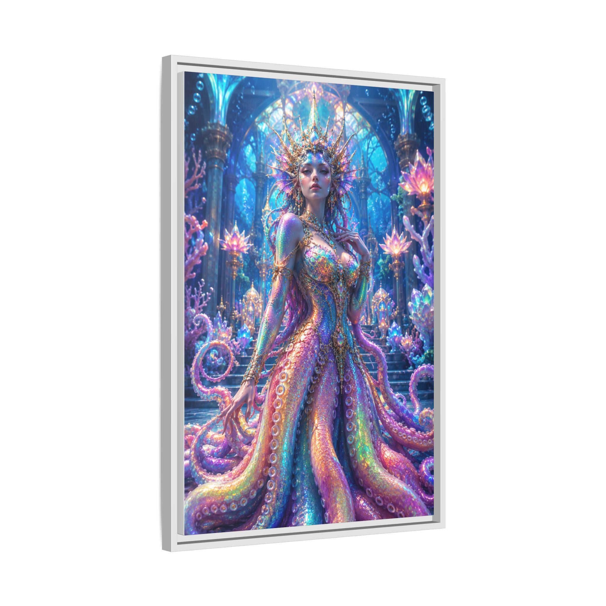 Rainbow Sea Empress Matte Canvas Print (Framed)