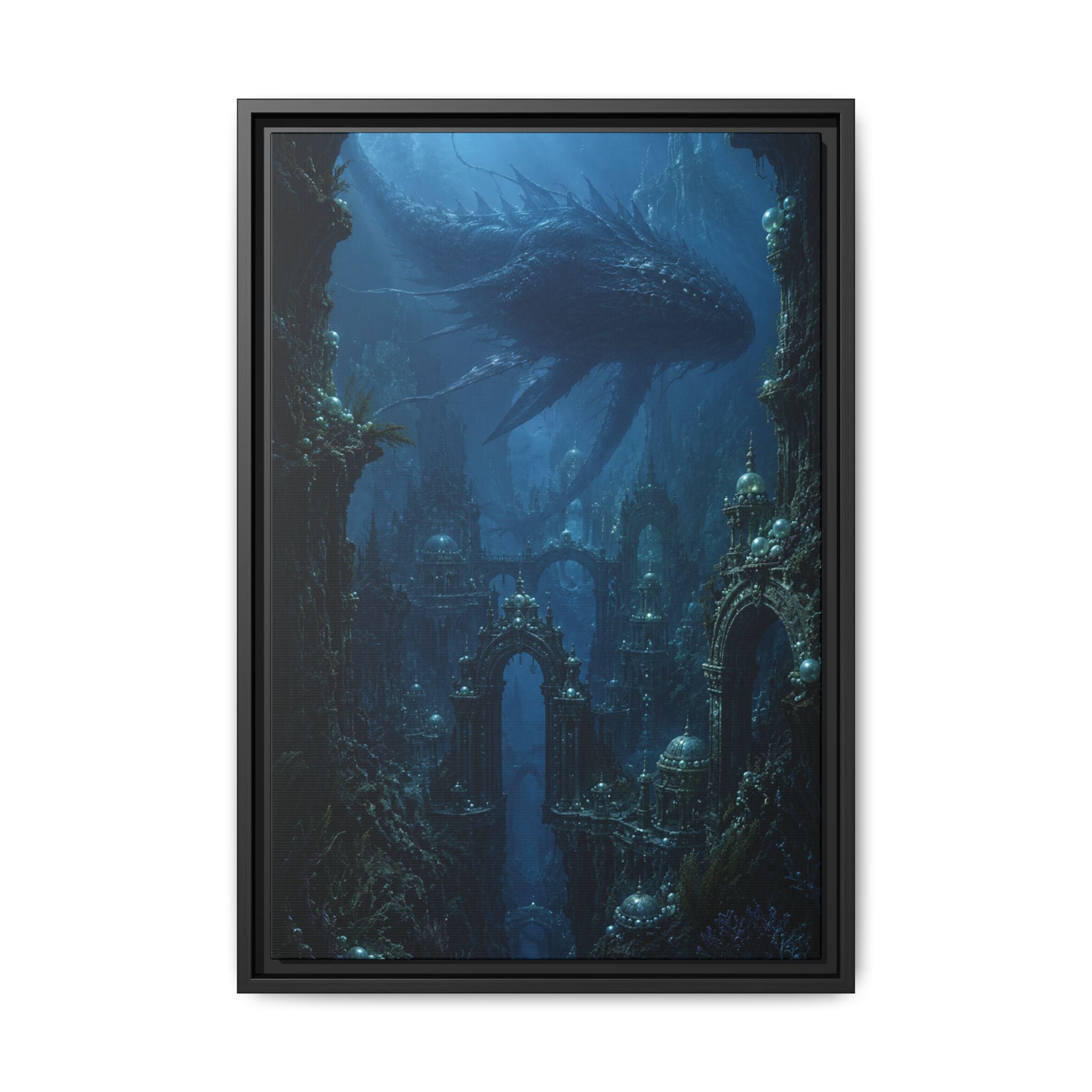 Fine Art Paper Print - Enchanted Underwater Leviathan Art Print