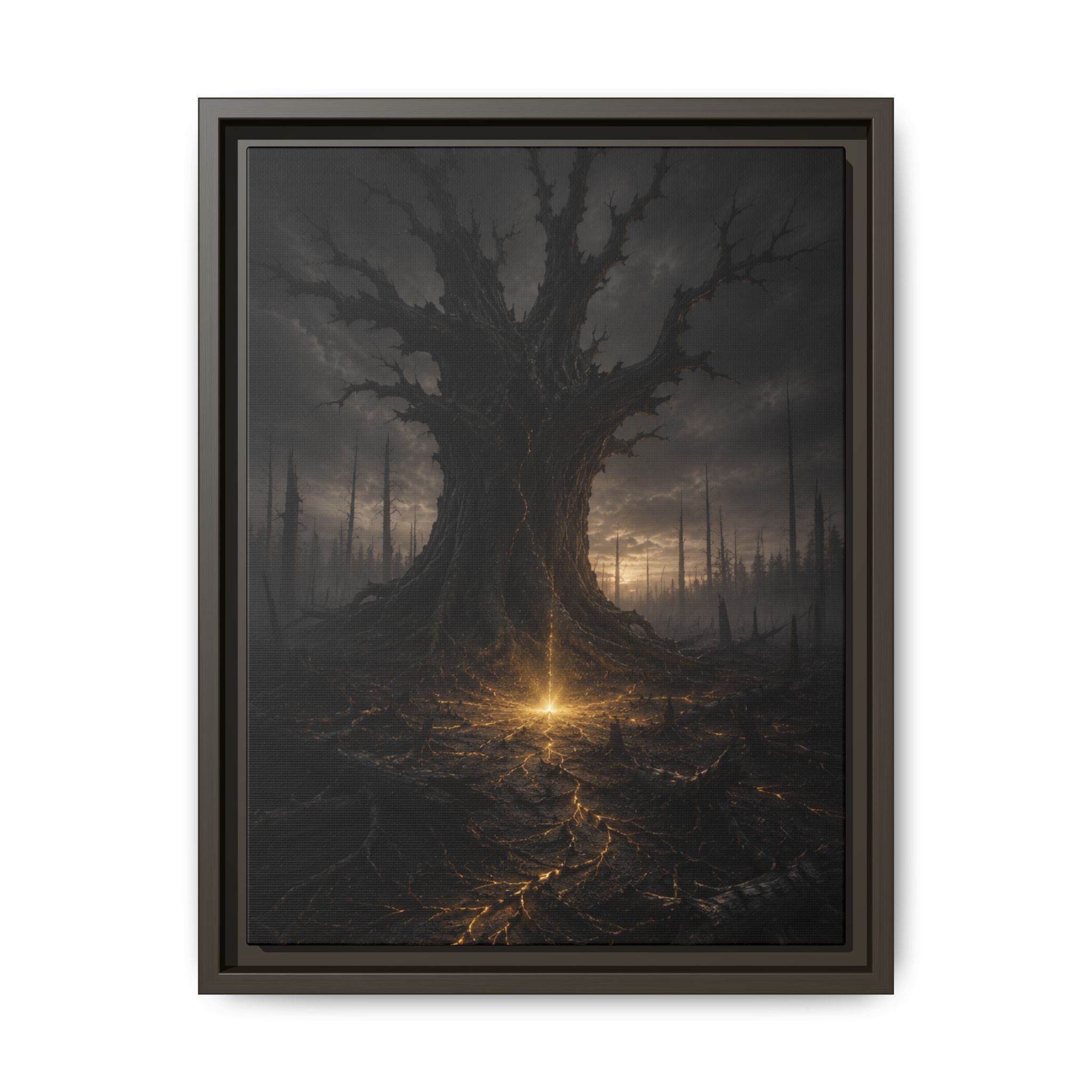 Dark Fantasy Tree Fine Art Paper Print — Fine Art Paper Print