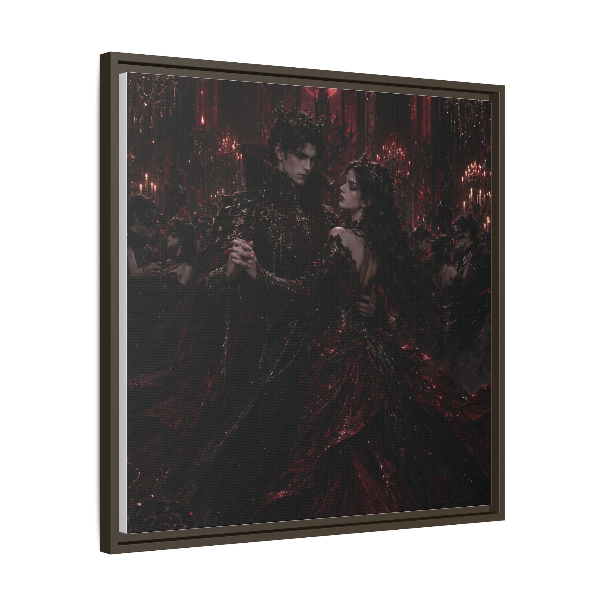 Gothic Romance Matte Canvas Print (Framed)