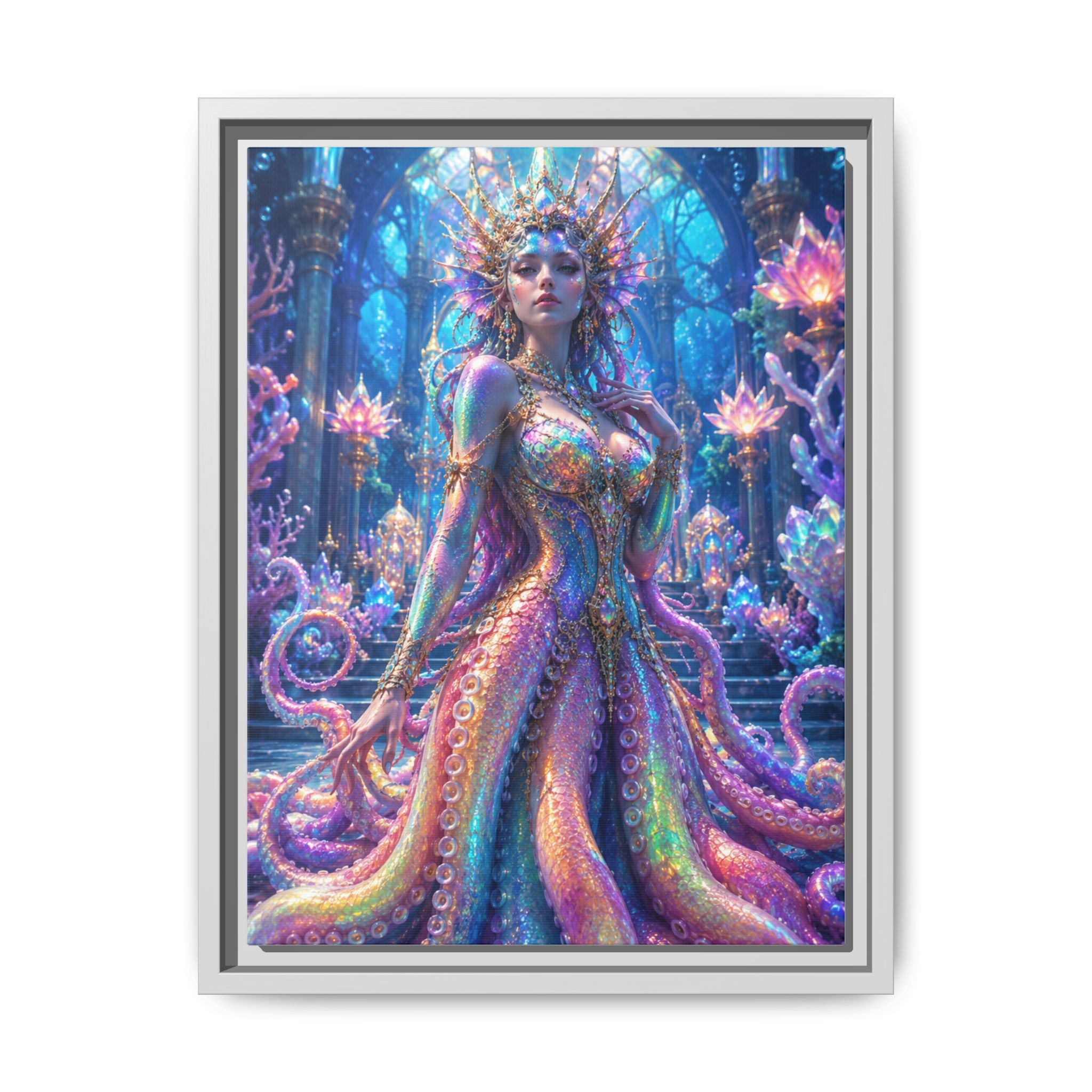Rainbow Sea Empress Matte Canvas Print (Framed)