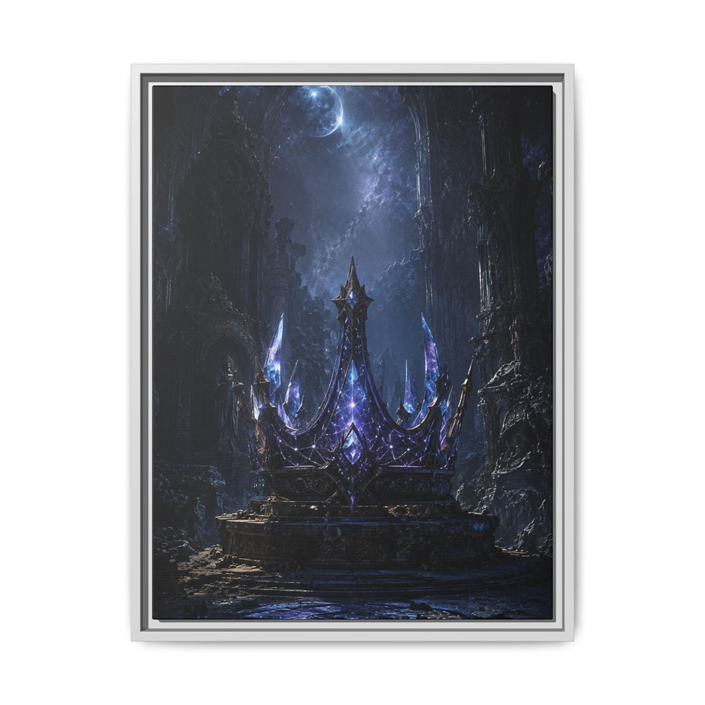 Dark Fantasy Crown Fine Art Paper Print — Gothic Wall Art
