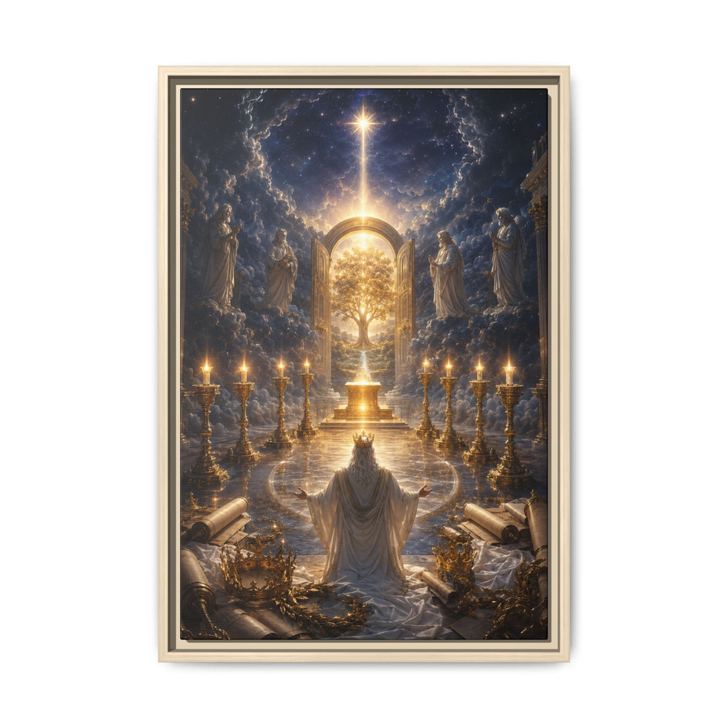 Fine Art Paper Print — Radiant Sacred Altar Scene