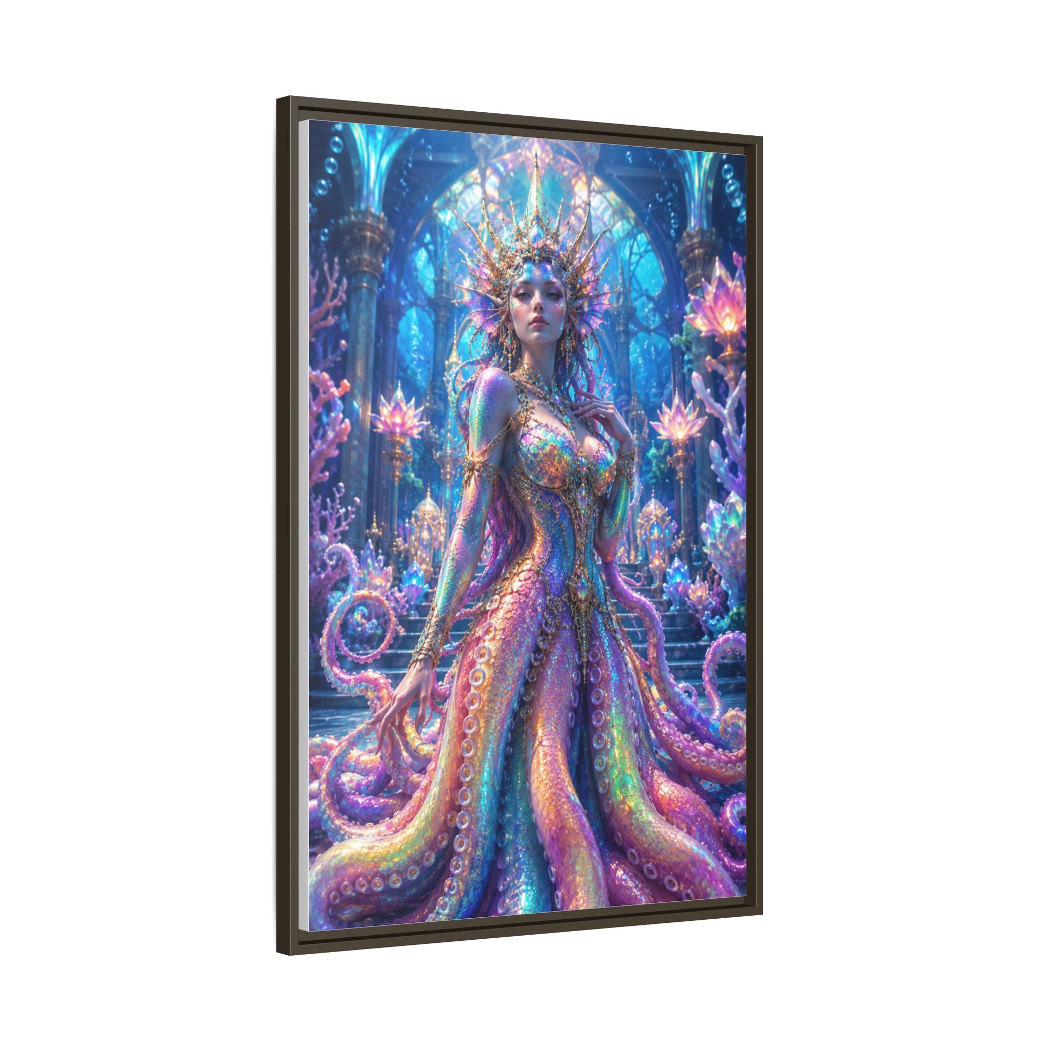 Rainbow Sea Empress Matte Canvas Print (Framed)