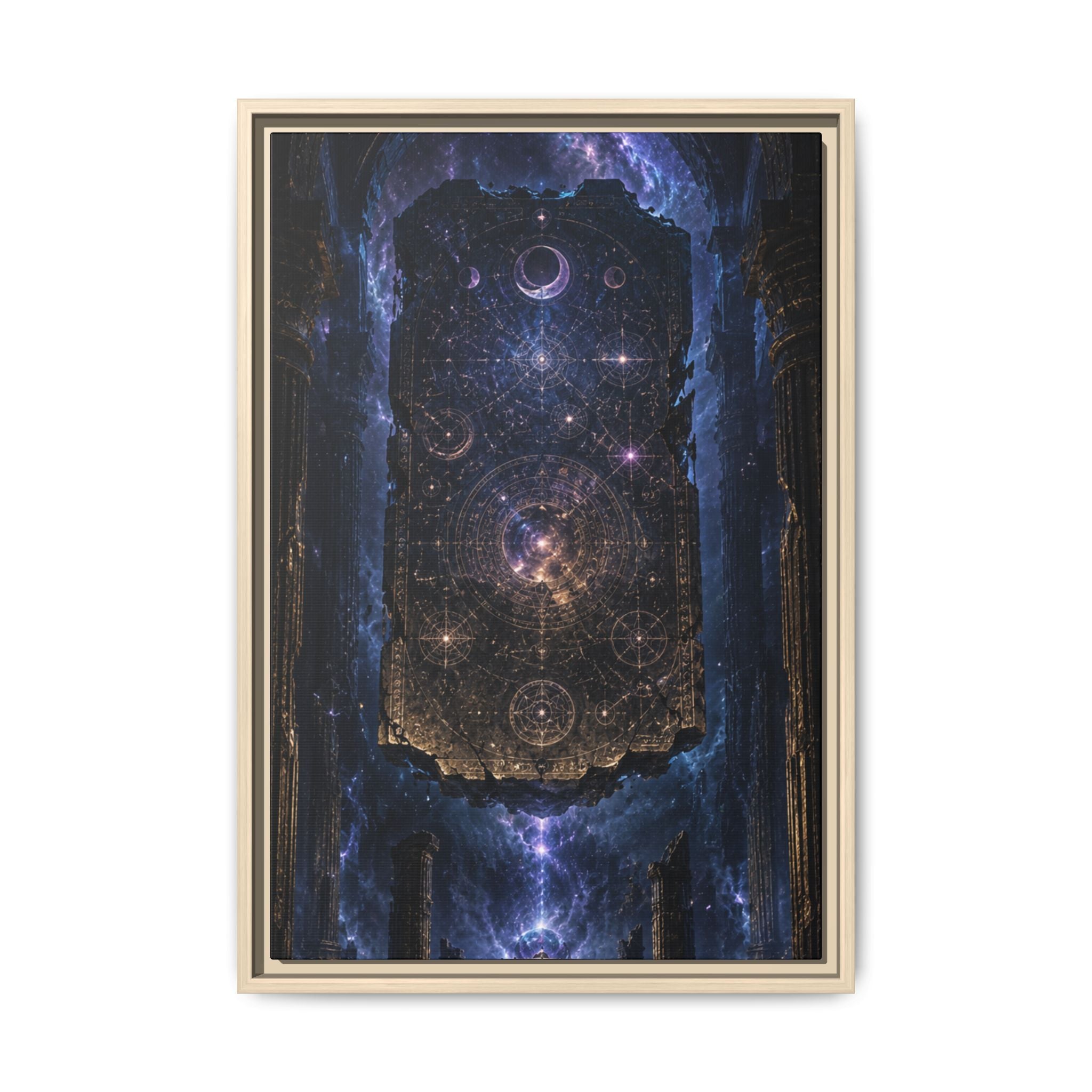 Fine Art Paper Print Wall Art — Cosmic Cathedral Galaxy Print