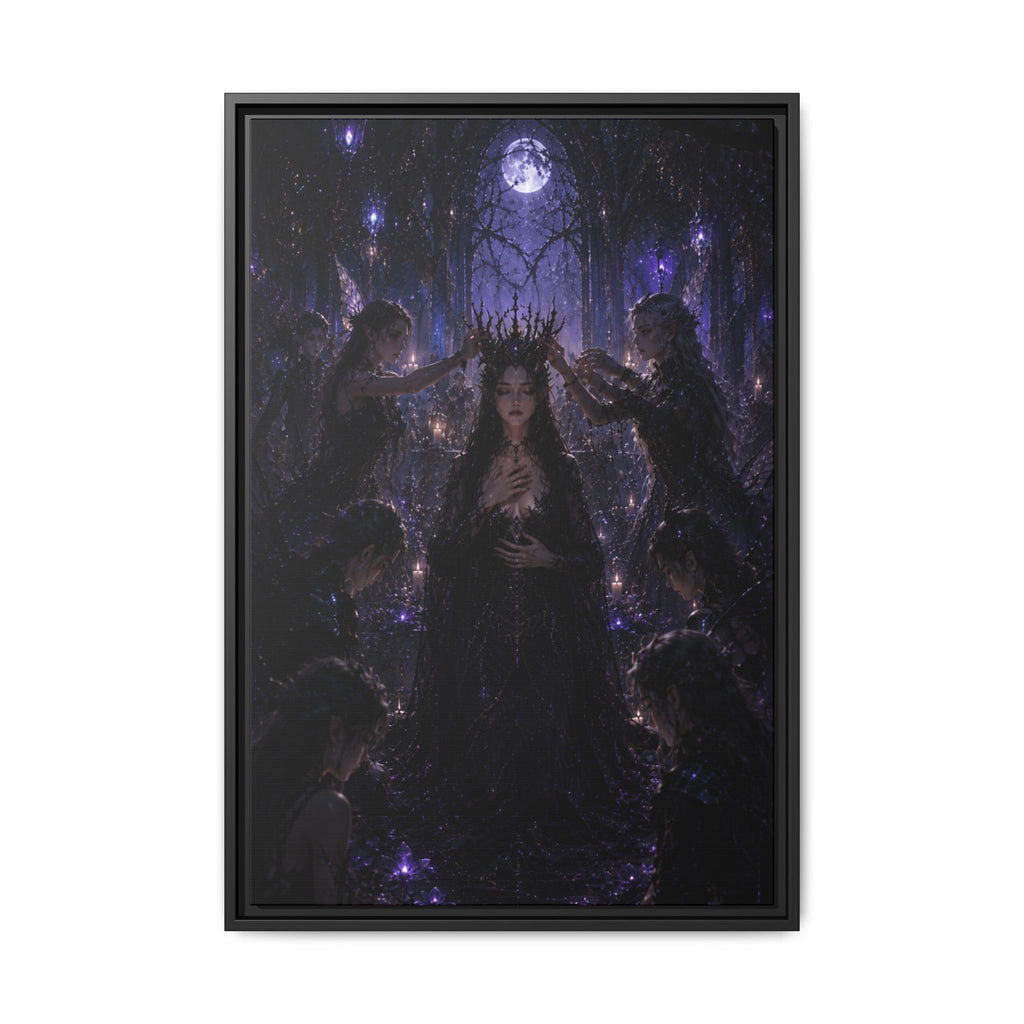 Gothic Moon Queen Fine Art Paper Print