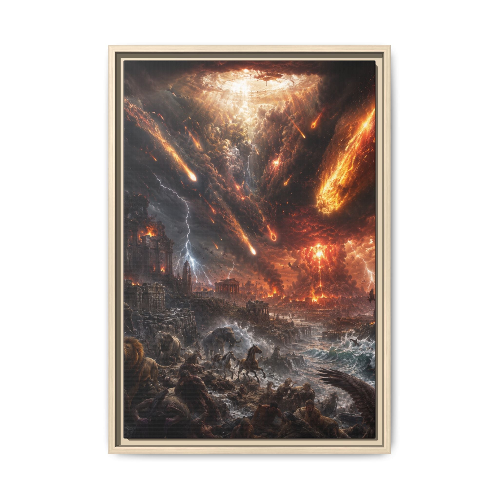 Apocalyptic Storm Fine Art Paper Print