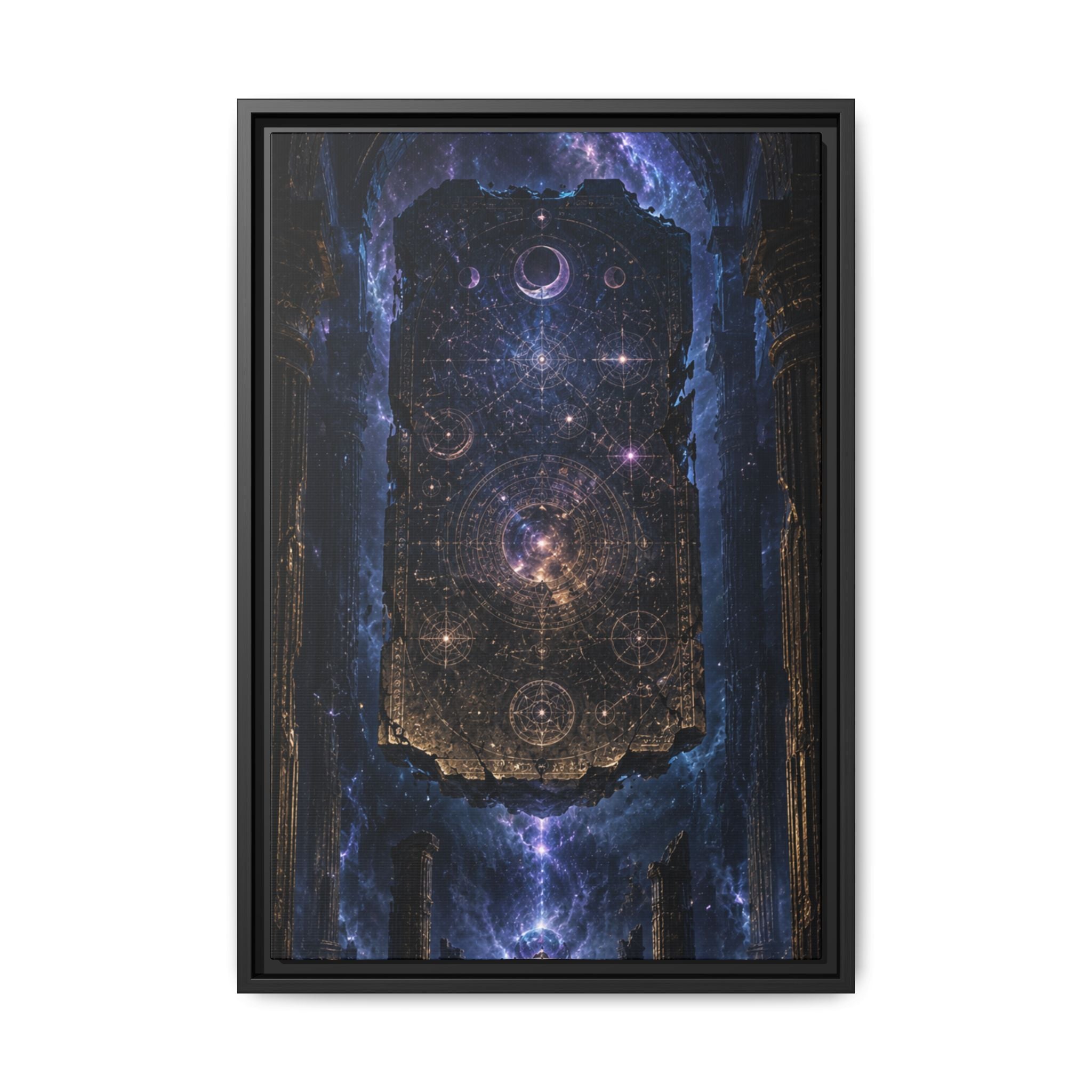 Fine Art Paper Print Wall Art — Cosmic Cathedral Galaxy Print