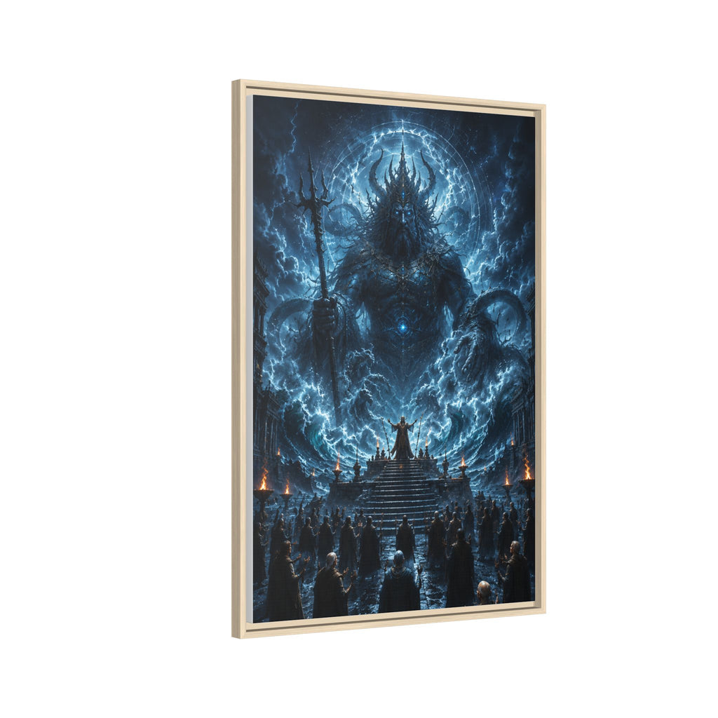 Fine Art Paper Print — Cosmic Dark Deity Art Print