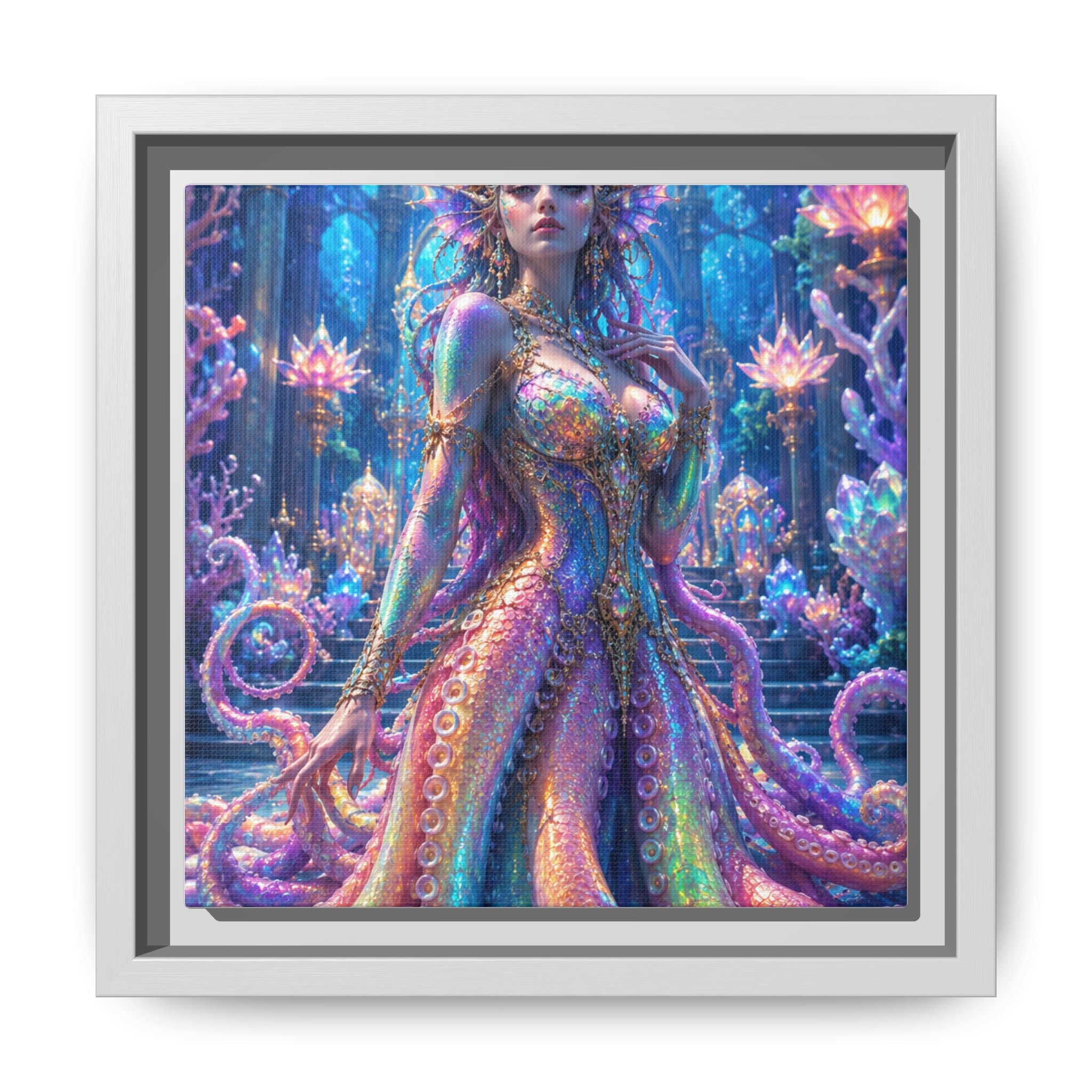 Rainbow Sea Empress Matte Canvas Print (Framed)
