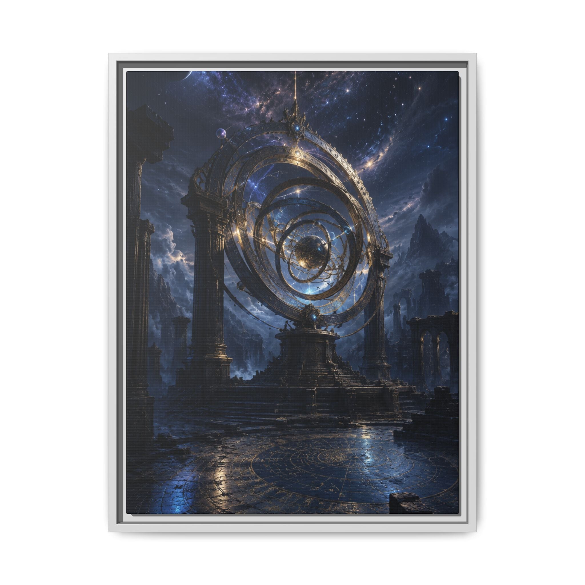 Mystical Astral Portal Fine Art Paper Print — Wall Art