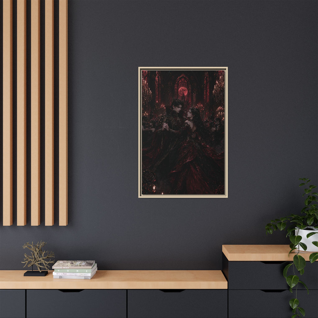 Gothic Romance Matte Canvas Print (Framed)