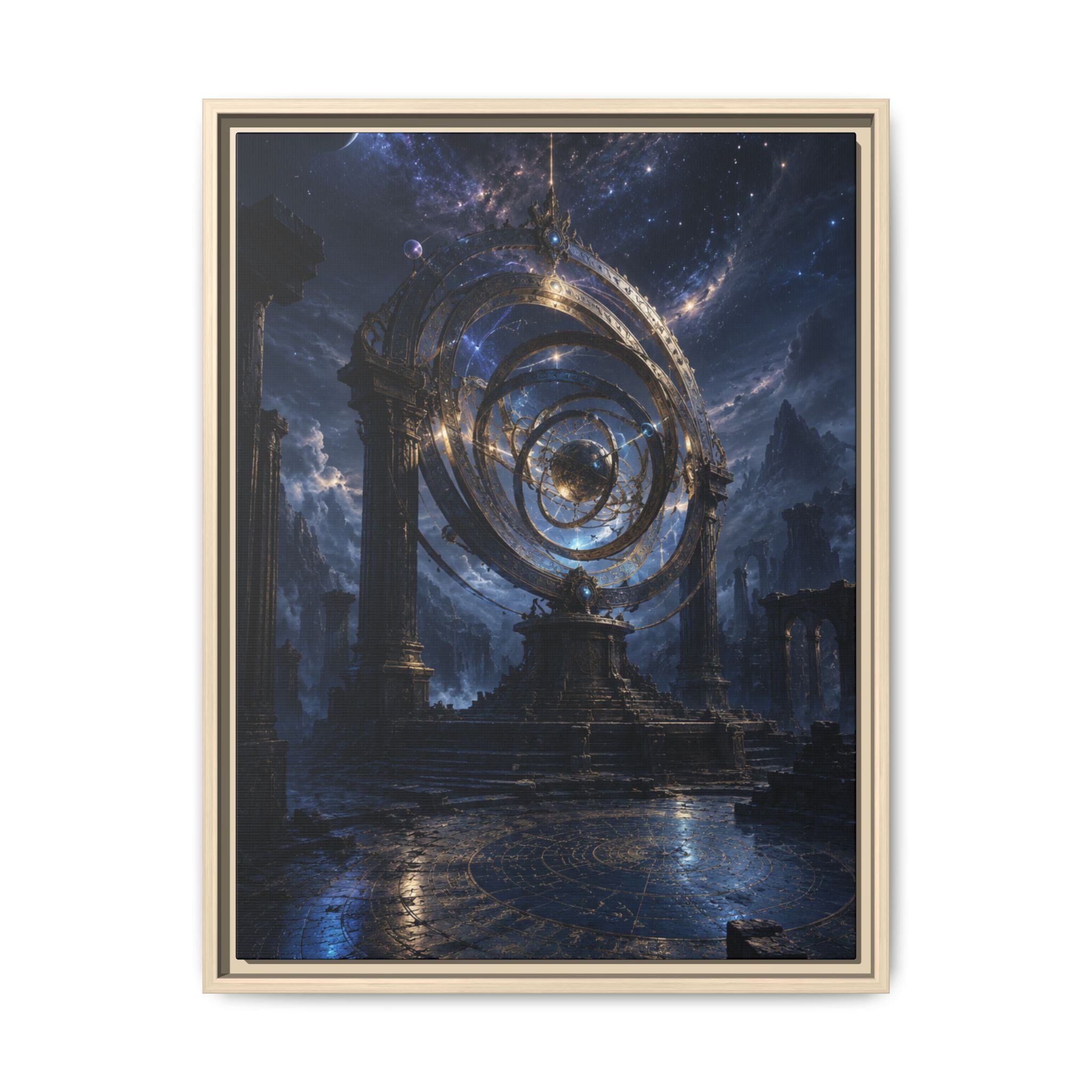 Mystical Astral Portal Fine Art Paper Print — Wall Art