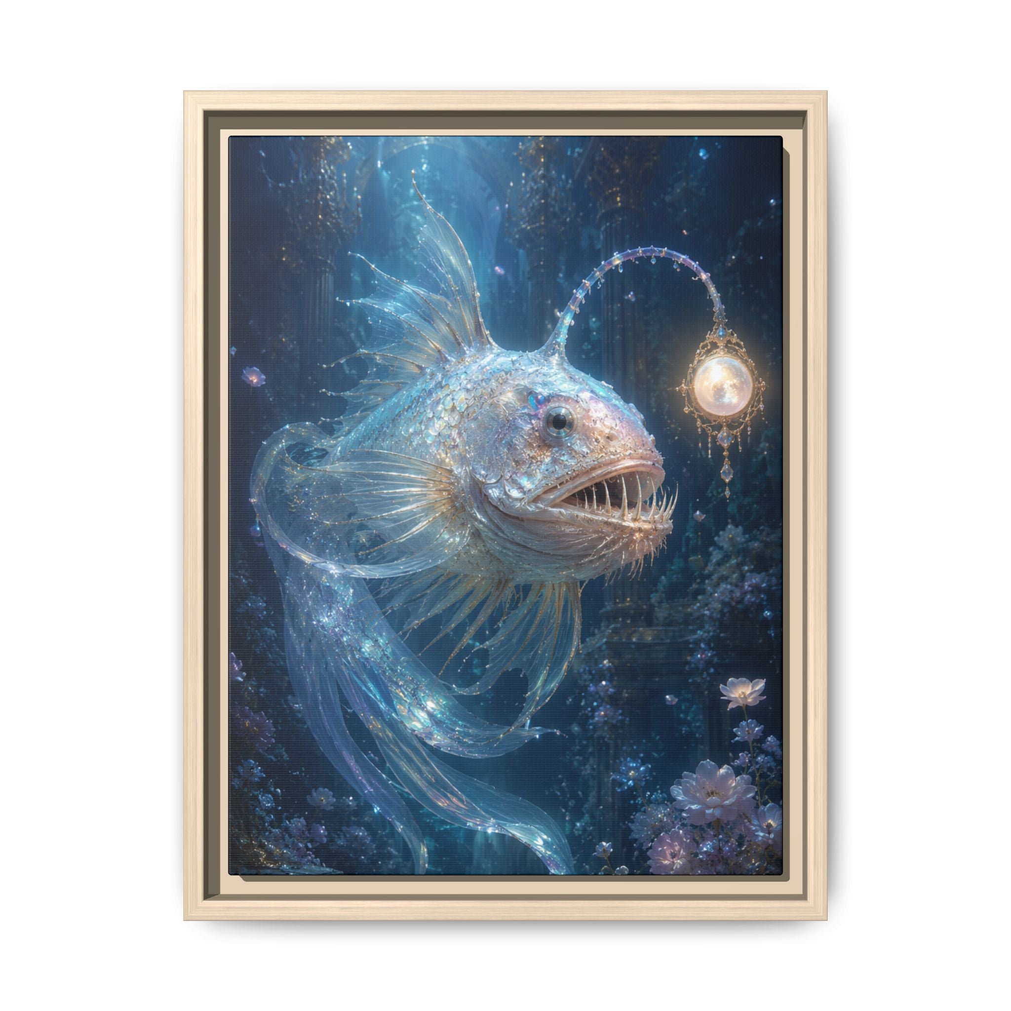 Anglerfish Fantasy Fine Art Paper Print — Ocean Wall Art