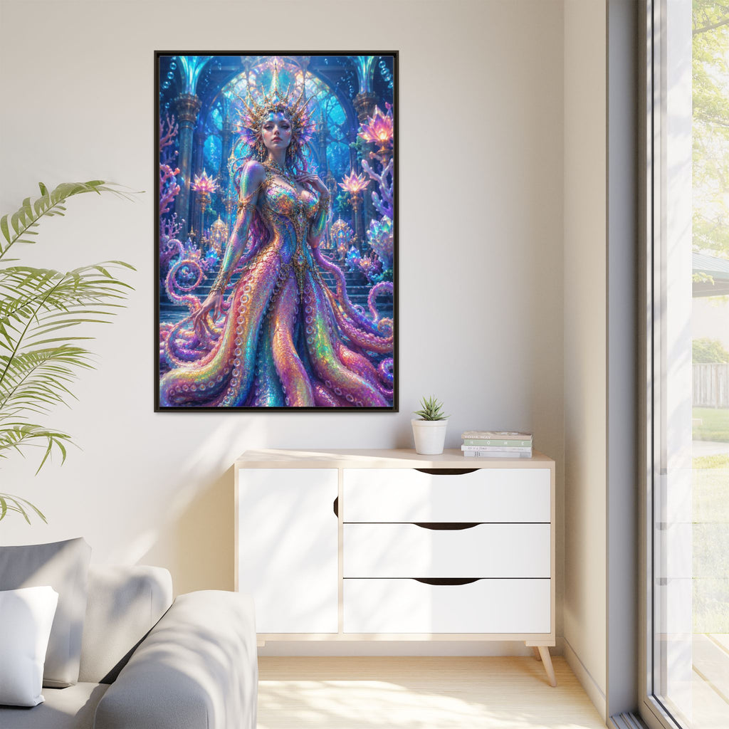 Rainbow Sea Empress Matte Canvas Print (Framed)
