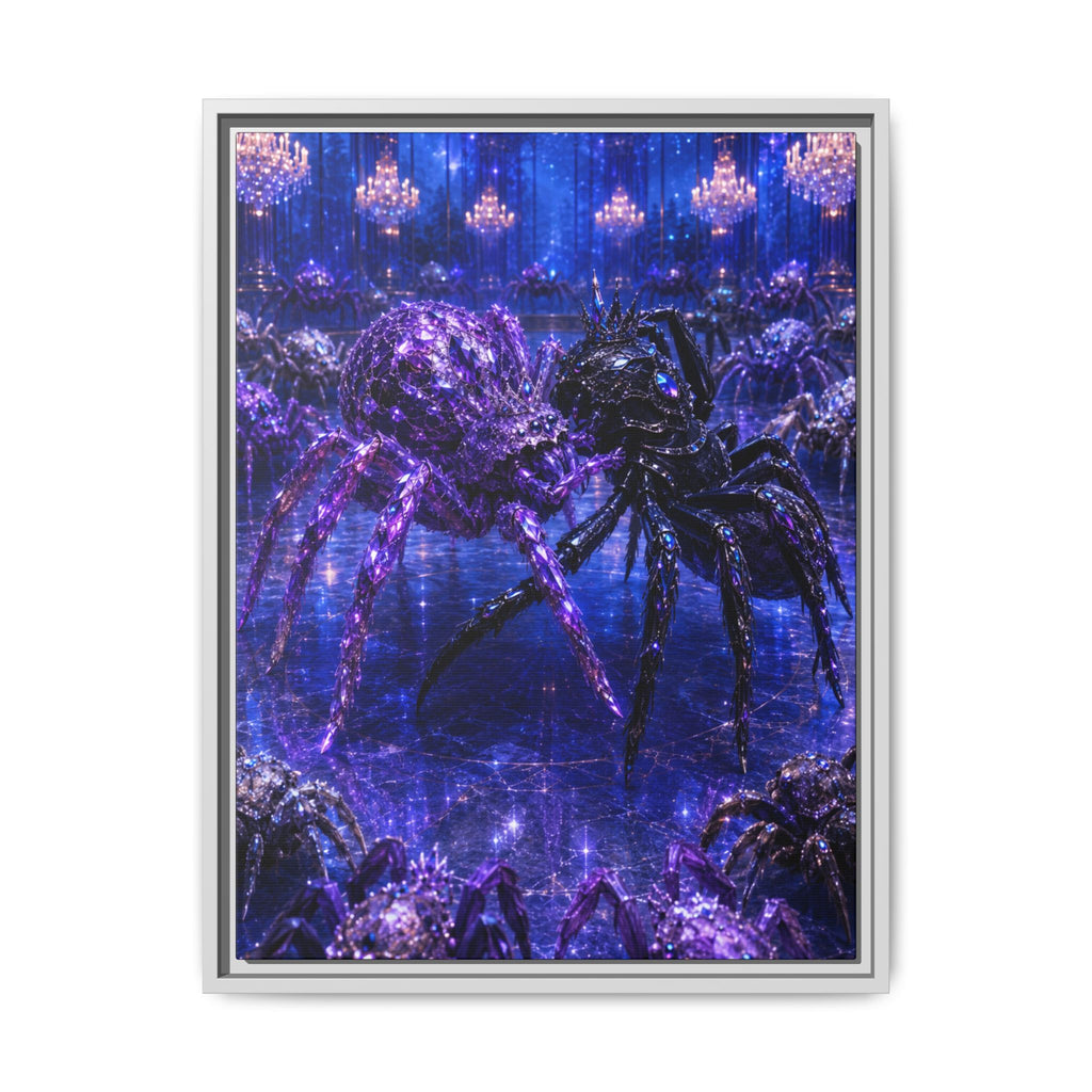 Spider Ballroom Art Print — Fine Art Paper Print (Purple Galaxy)