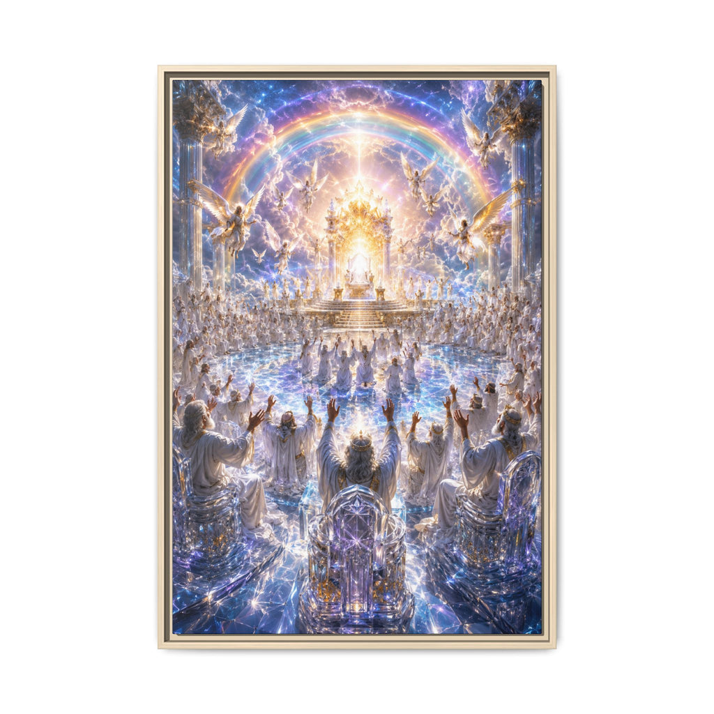 Heavenly Throne Room Fine Art Paper Print — Spiritual Wall Art