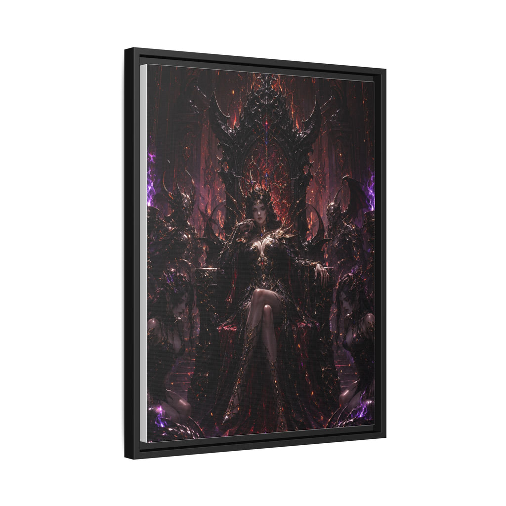 Dark Fantasy Queen Matte Canvas Framed Art
