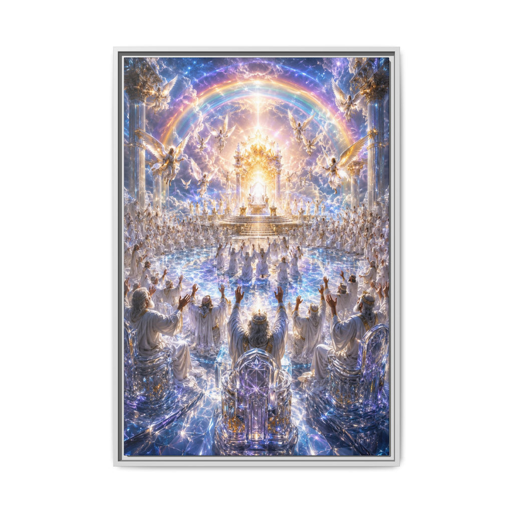 Heavenly Throne Room Fine Art Paper Print — Spiritual Wall Art