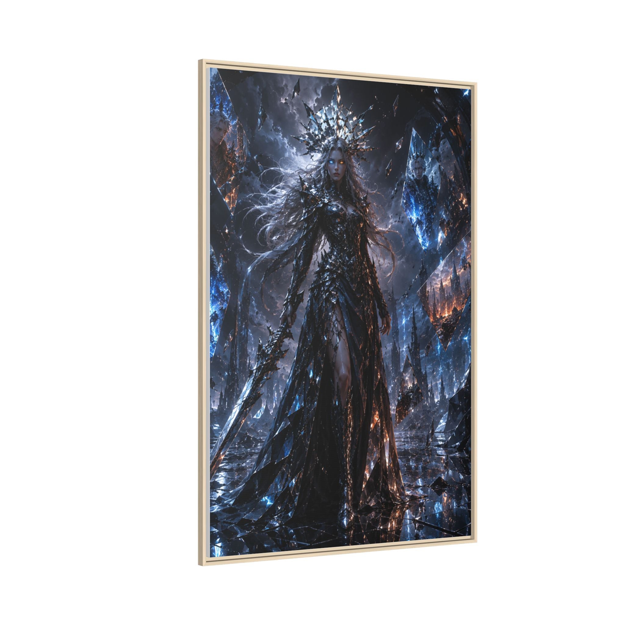Dark Fantasy Queen Matte Canvas Print — Framed Wall Art