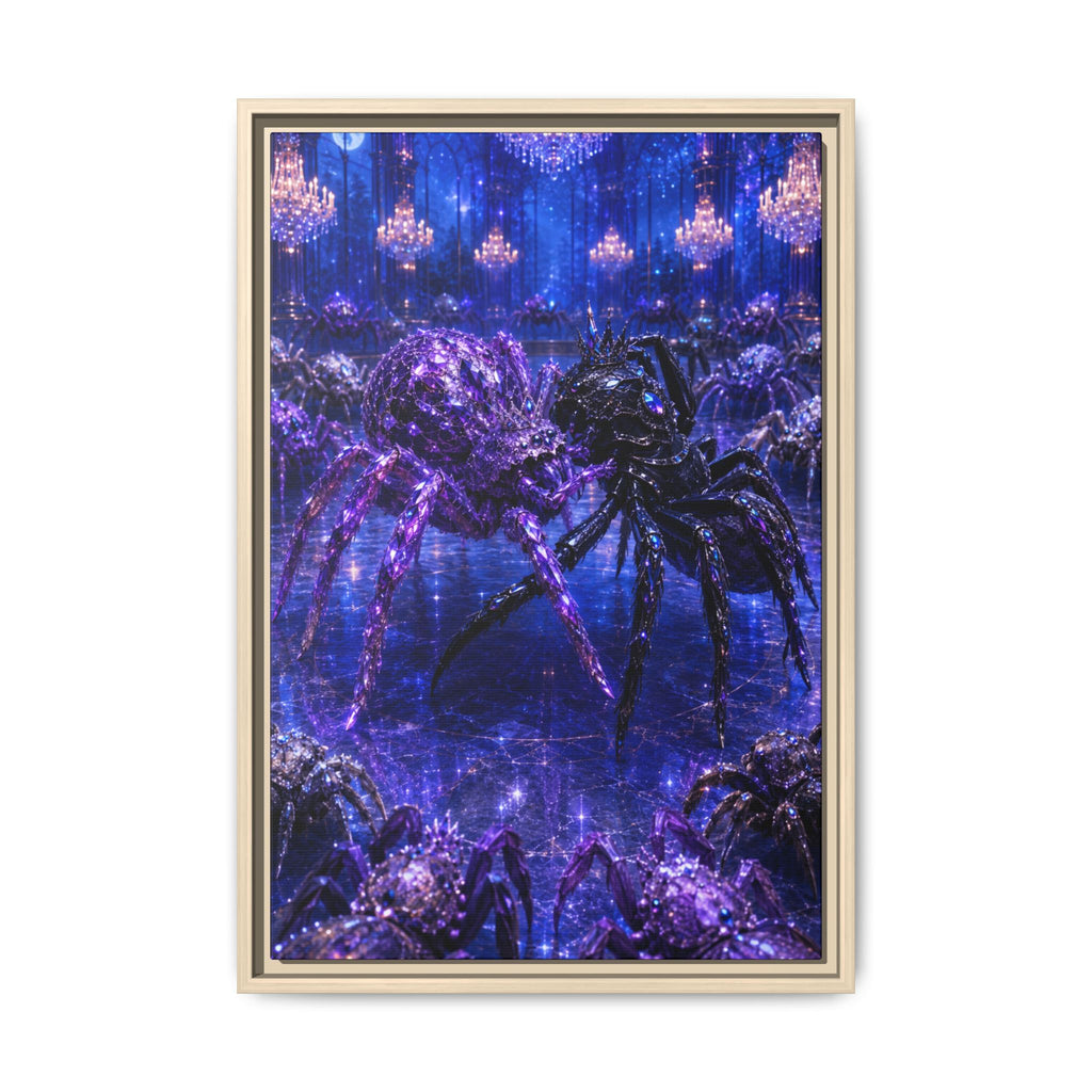Spider Ballroom Art Print — Fine Art Paper Print (Purple Galaxy)