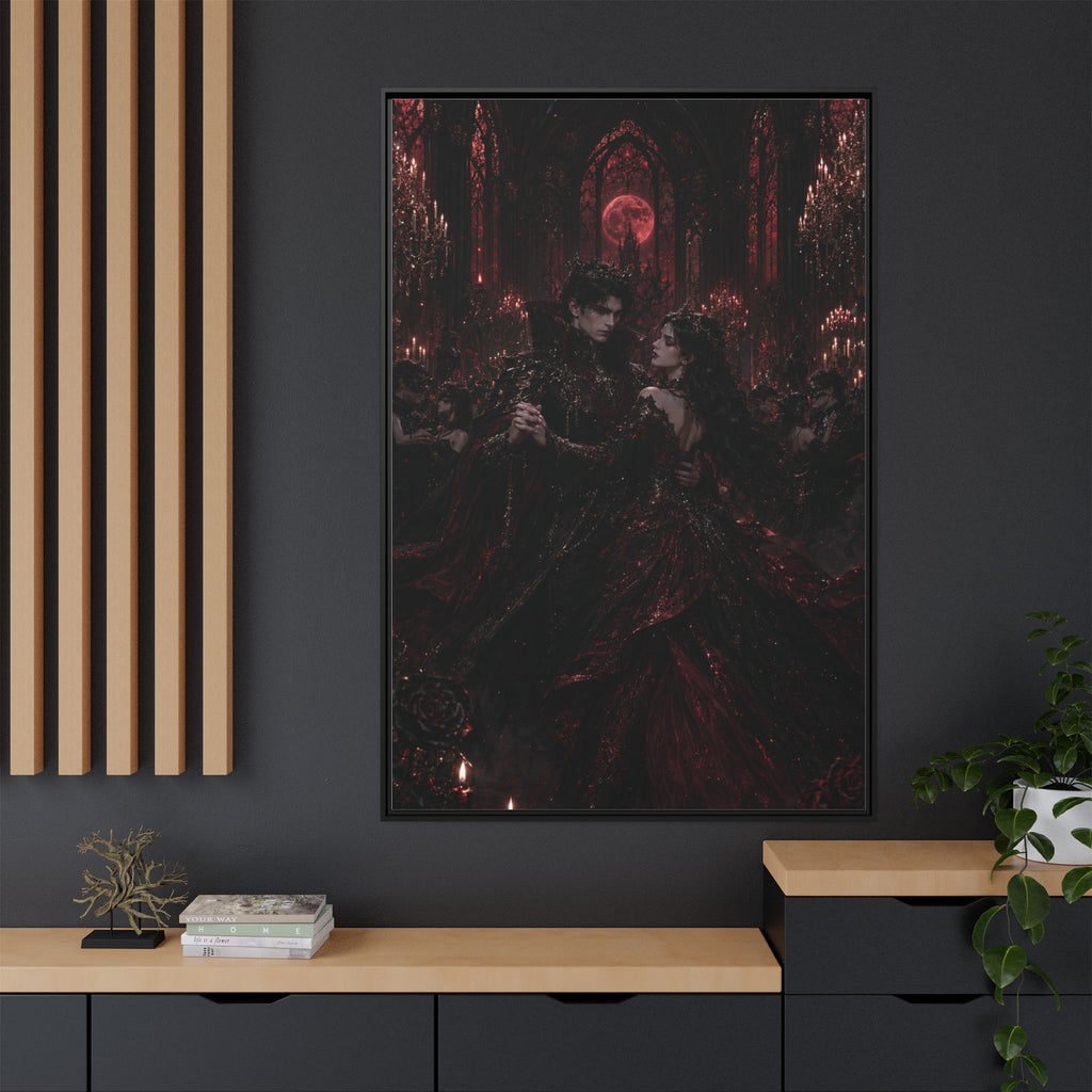 Gothic Romance Matte Canvas Print (Framed)