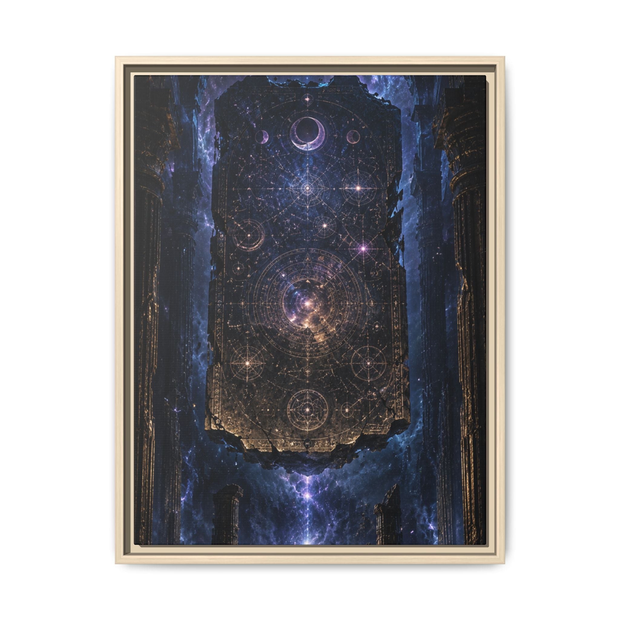Fine Art Paper Print Wall Art — Cosmic Cathedral Galaxy Print