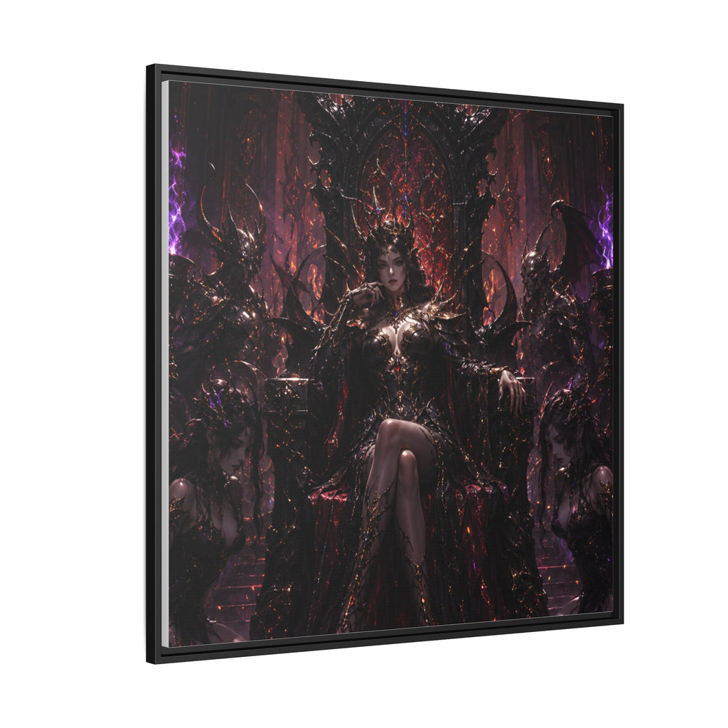Dark Fantasy Queen Matte Canvas Framed Art