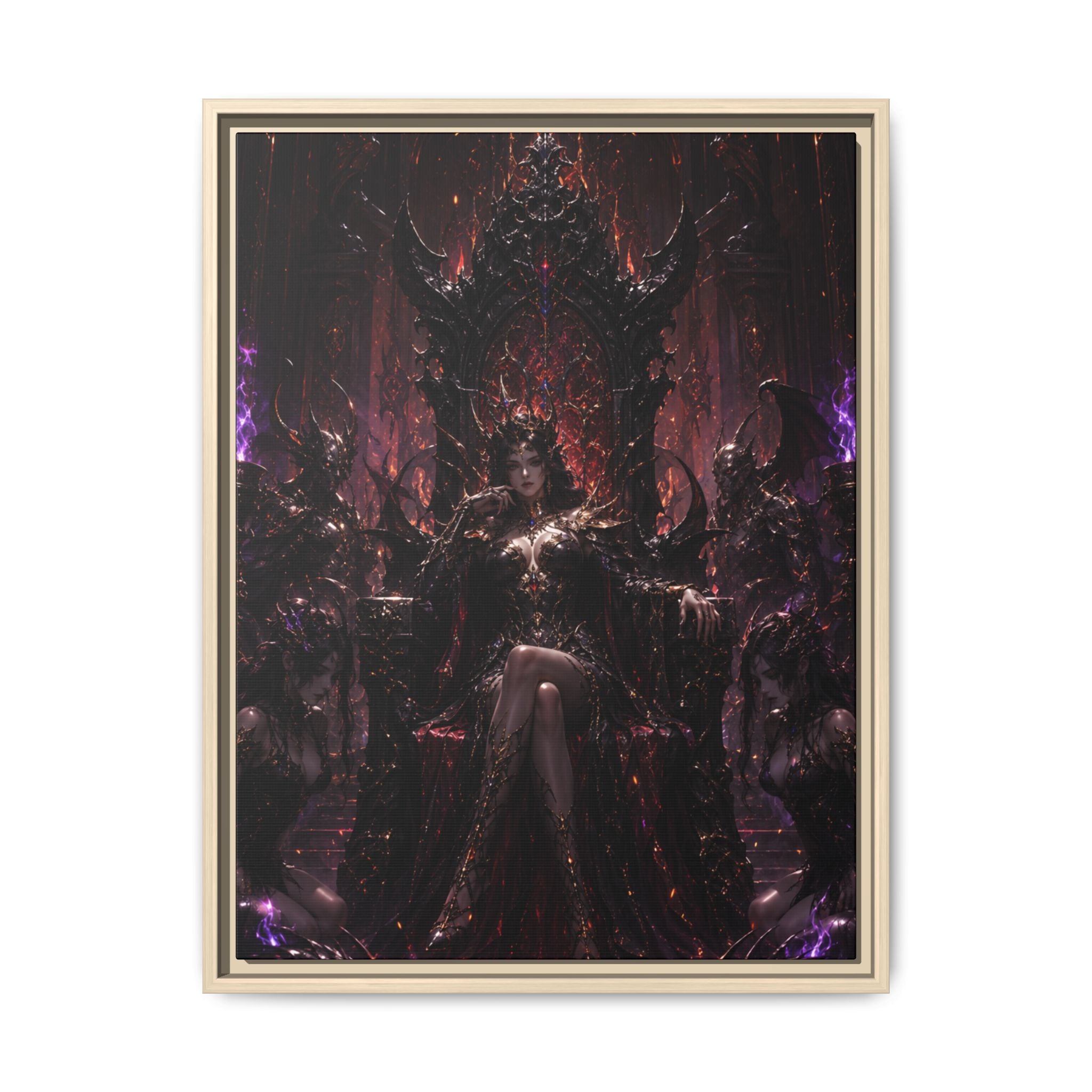 Dark Fantasy Queen Fine Art Paper Print Art