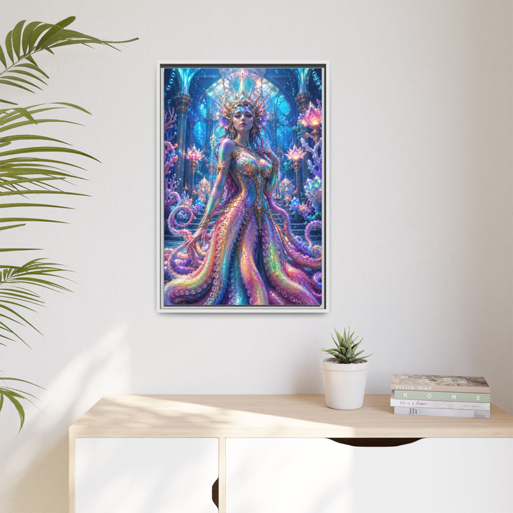 Rainbow Sea Empress Matte Canvas Print (Framed)