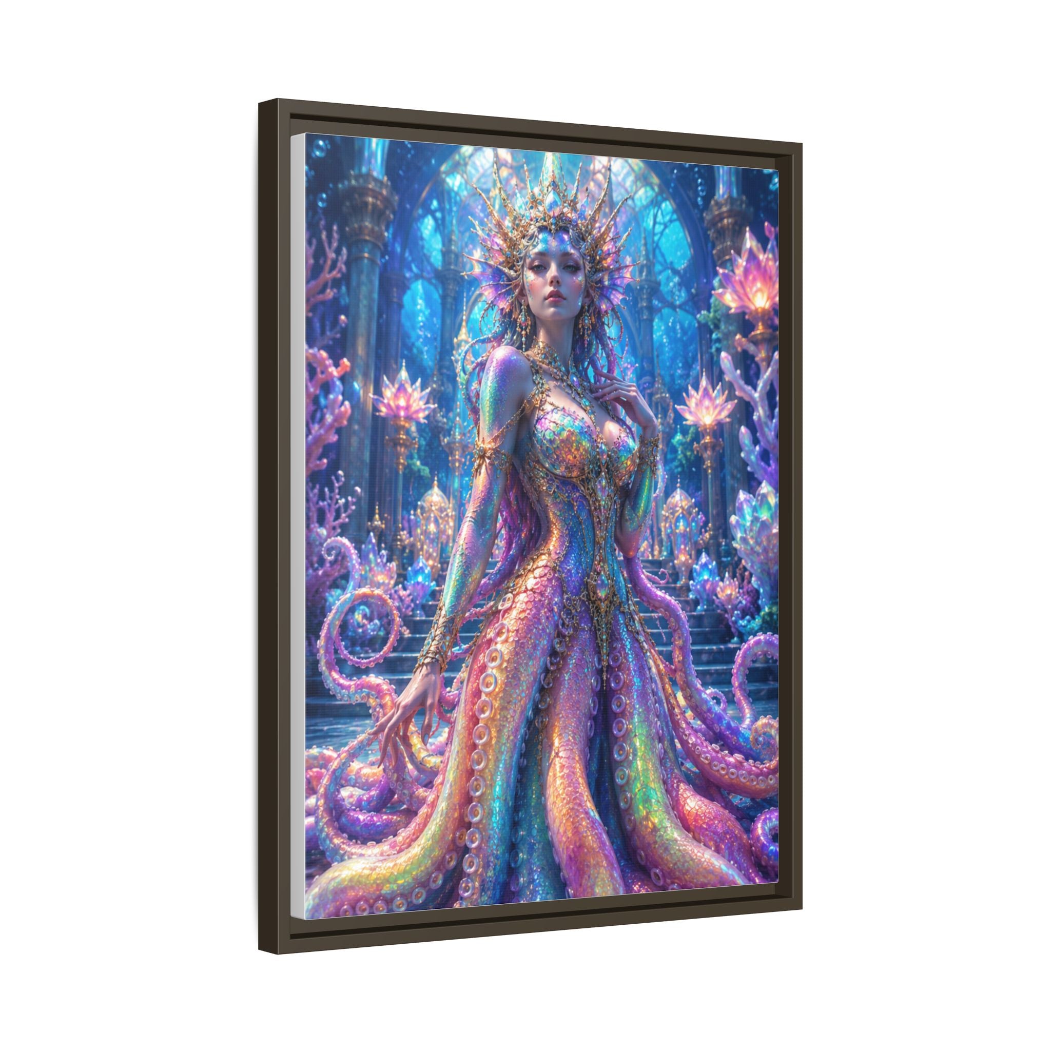 Rainbow Sea Empress Matte Canvas Print (Framed)