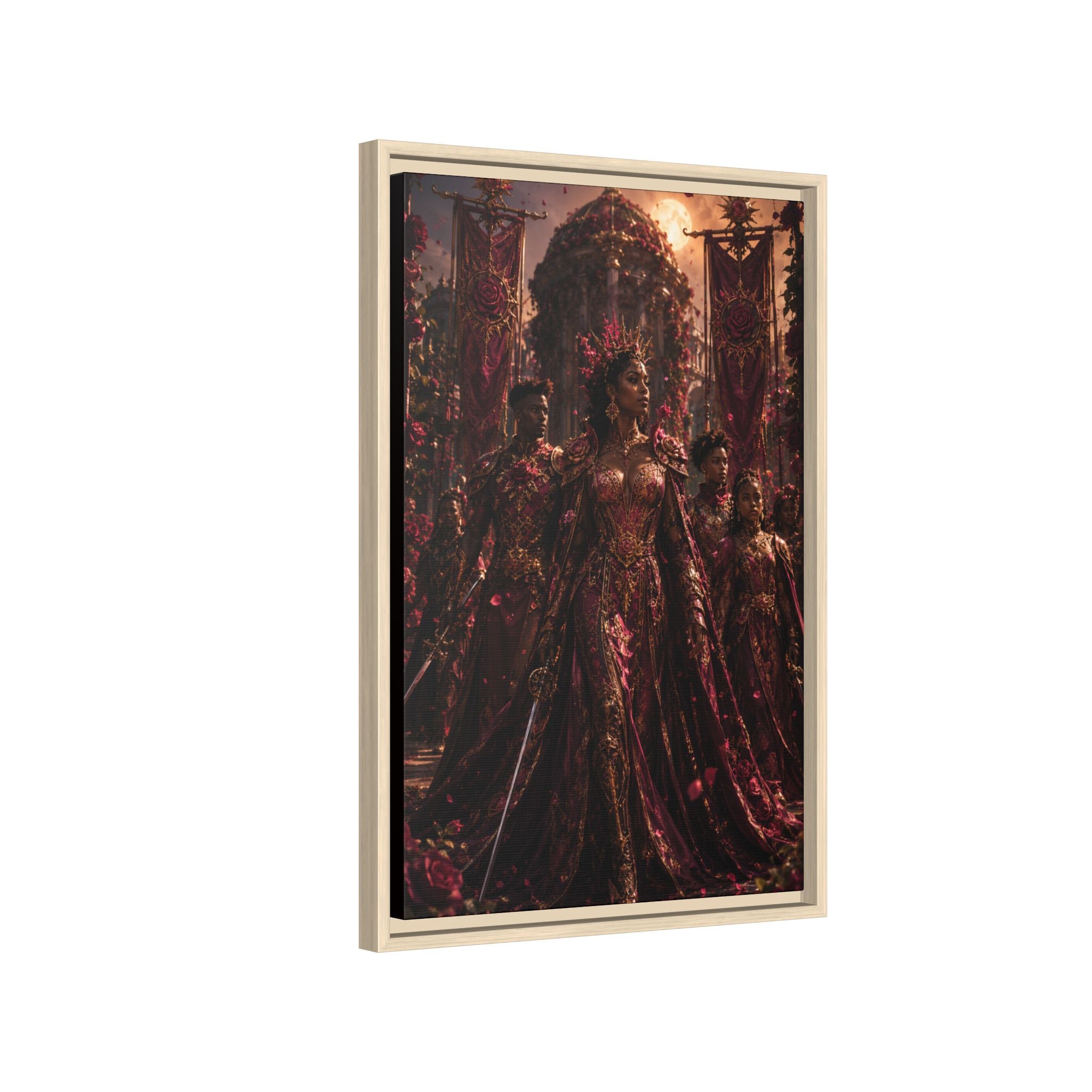 Fine Art Paper Print — Regal Fantasy Queen Portrait