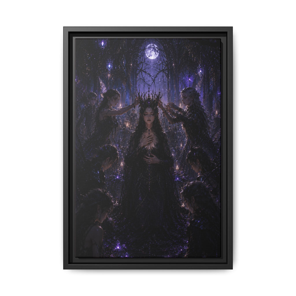 Gothic Moon Queen Fine Art Paper Print