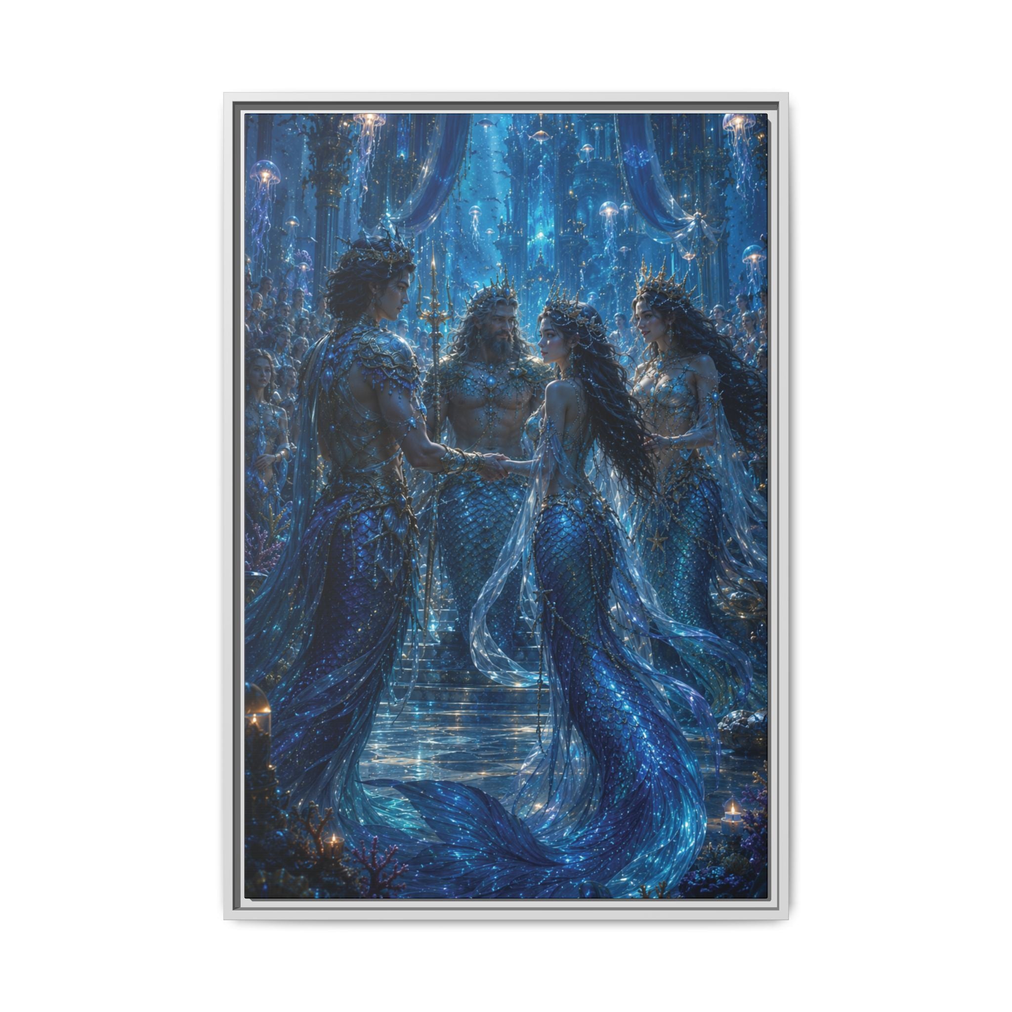 Fine Art Paper Print — Mystical Ocean Royalty Scene