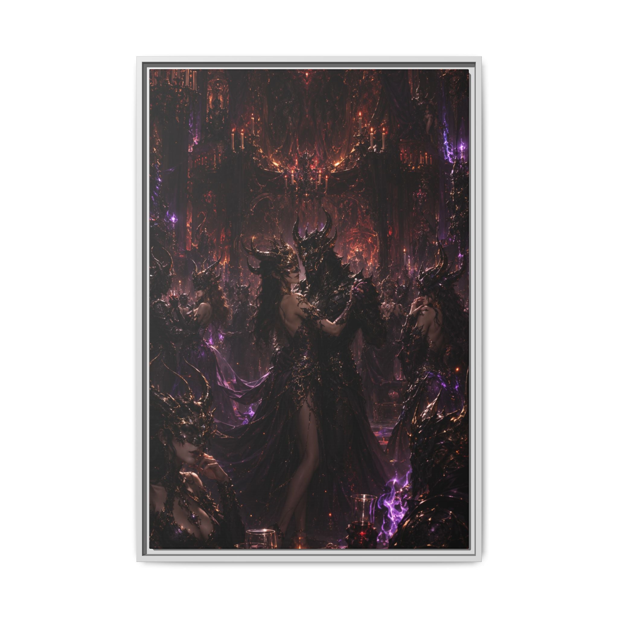Fine Art Paper Print — Dark Fantasy Demon Lord Wall Art