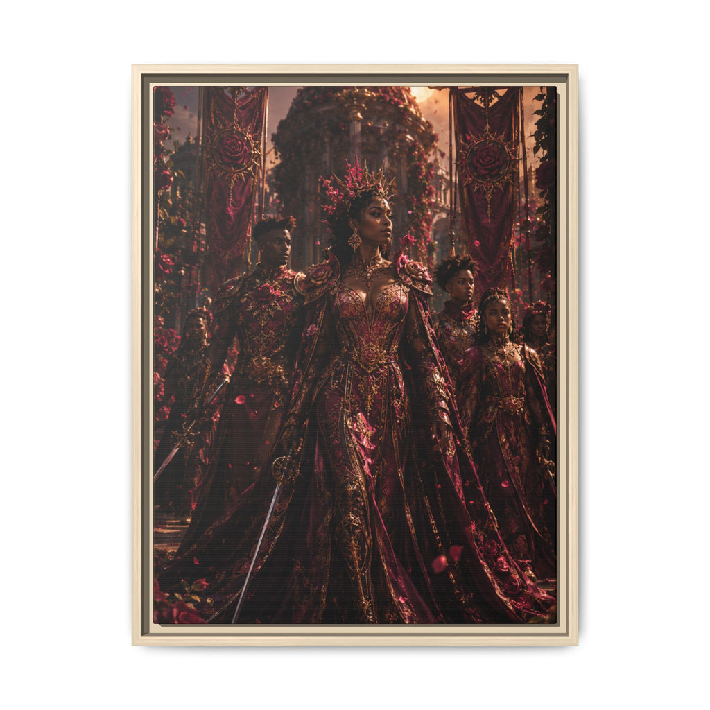 Fine Art Paper Print — Regal Fantasy Queen Portrait