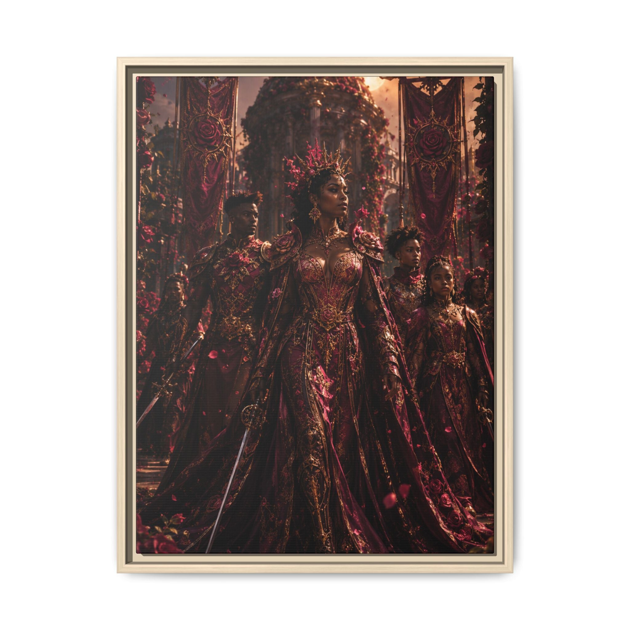 Fine Art Paper Print — Regal Fantasy Queen Portrait
