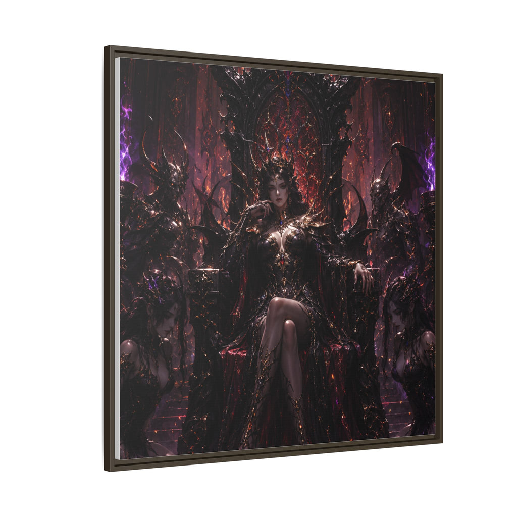 Dark Fantasy Queen Matte Canvas Framed Art