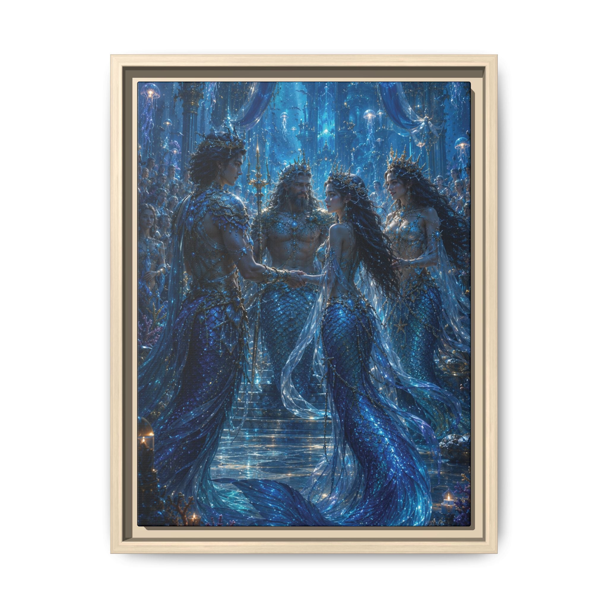 Fine Art Paper Print — Mystical Ocean Royalty Scene