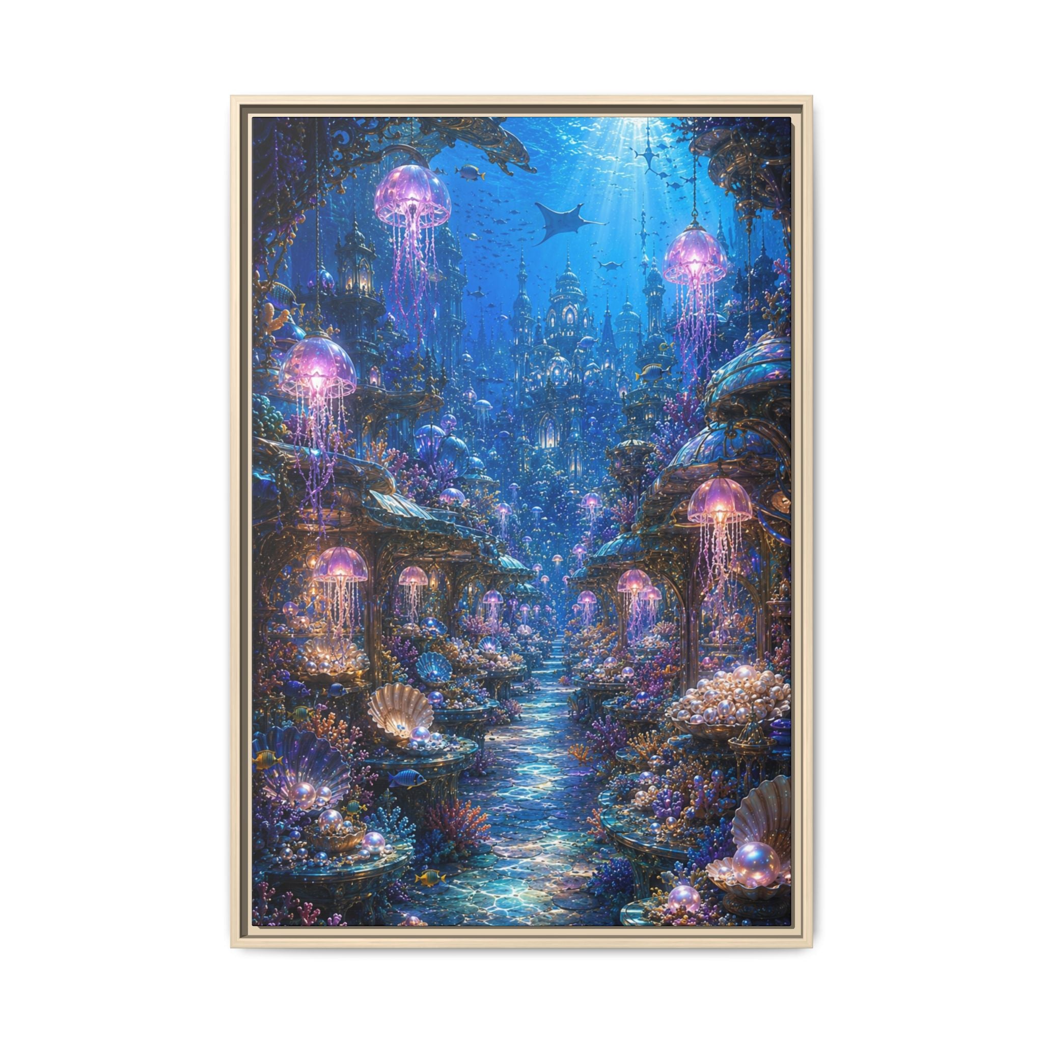 Underwater Jellyfish Forest Fine Art Paper Print — Ocean Wall Art
