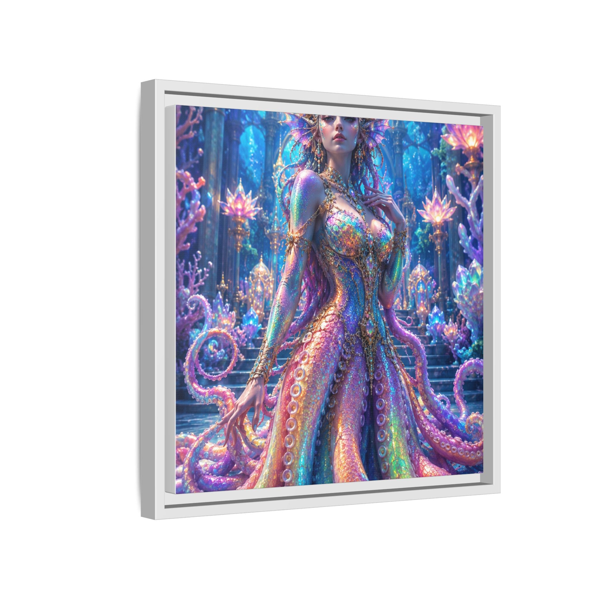 Rainbow Sea Empress Matte Canvas Print (Framed)