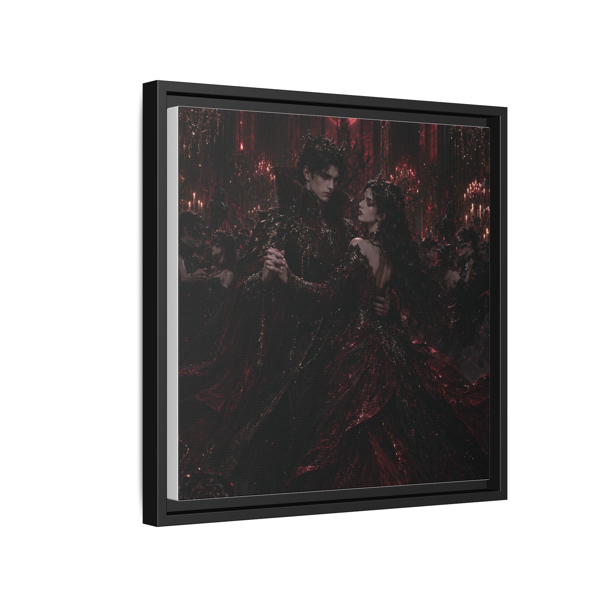 Gothic Romance Matte Canvas Print (Framed)