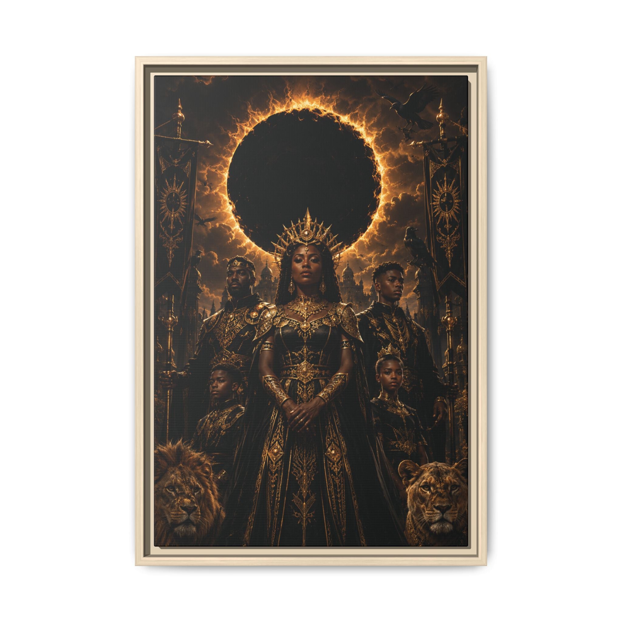 Regal Eclipse Fine Art Paper Print — Art Poster
