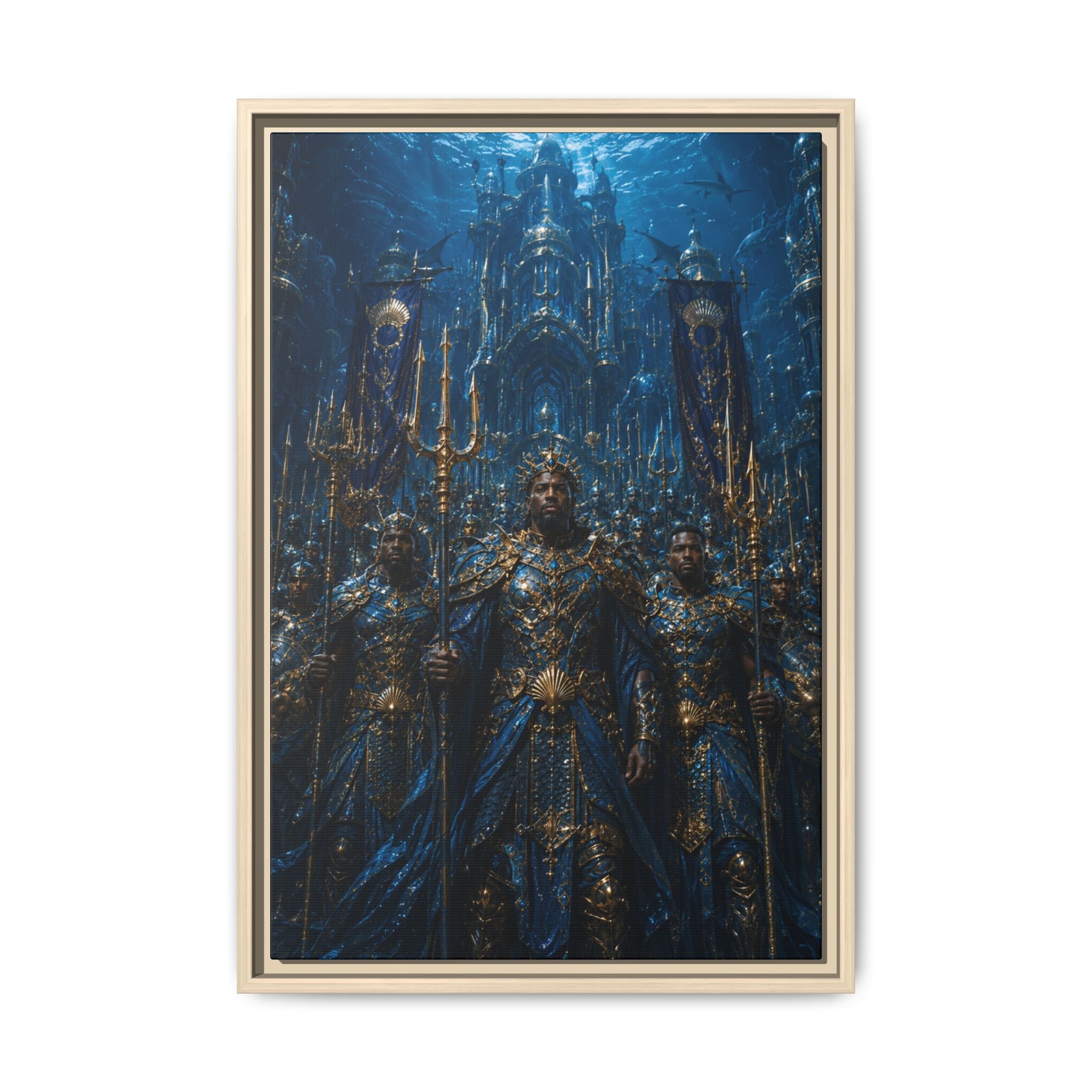 Fine Art Paper Print - Underwater King Artwork