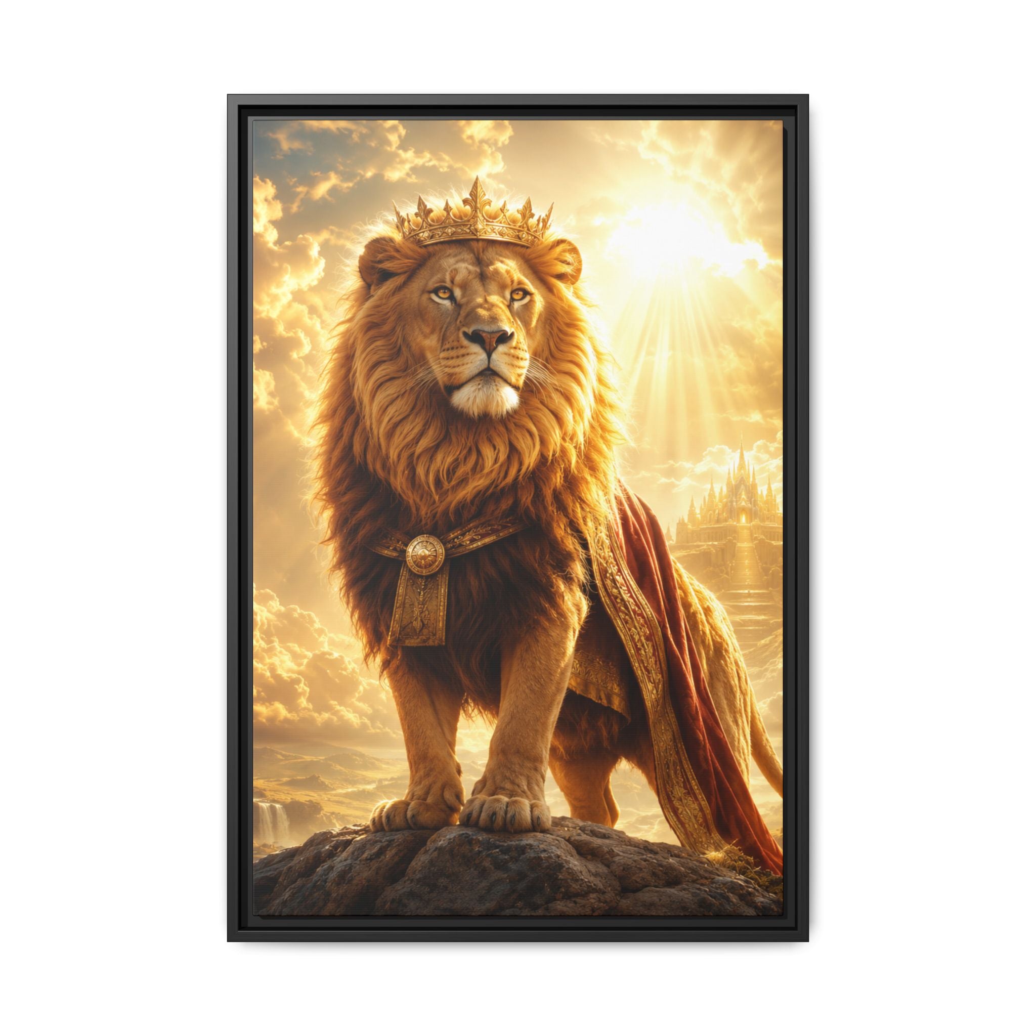 Regal Lion King Fine Art Print — Fine Art Paper Print