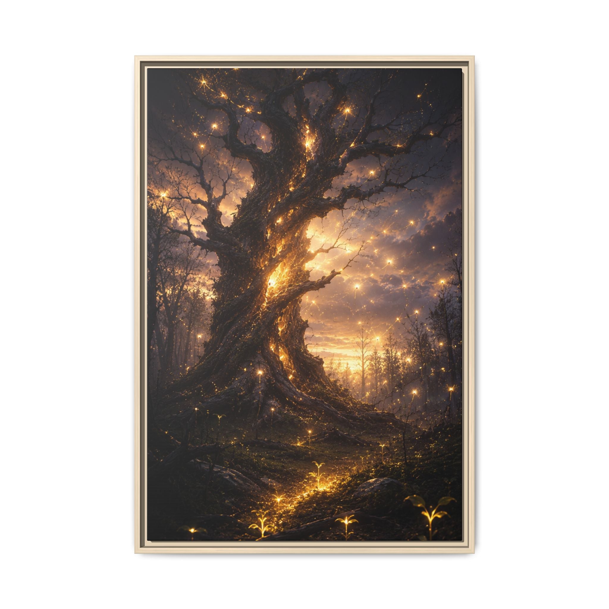 Enchanted Tree Fine Art Paper Print — Fantasy Wall Art