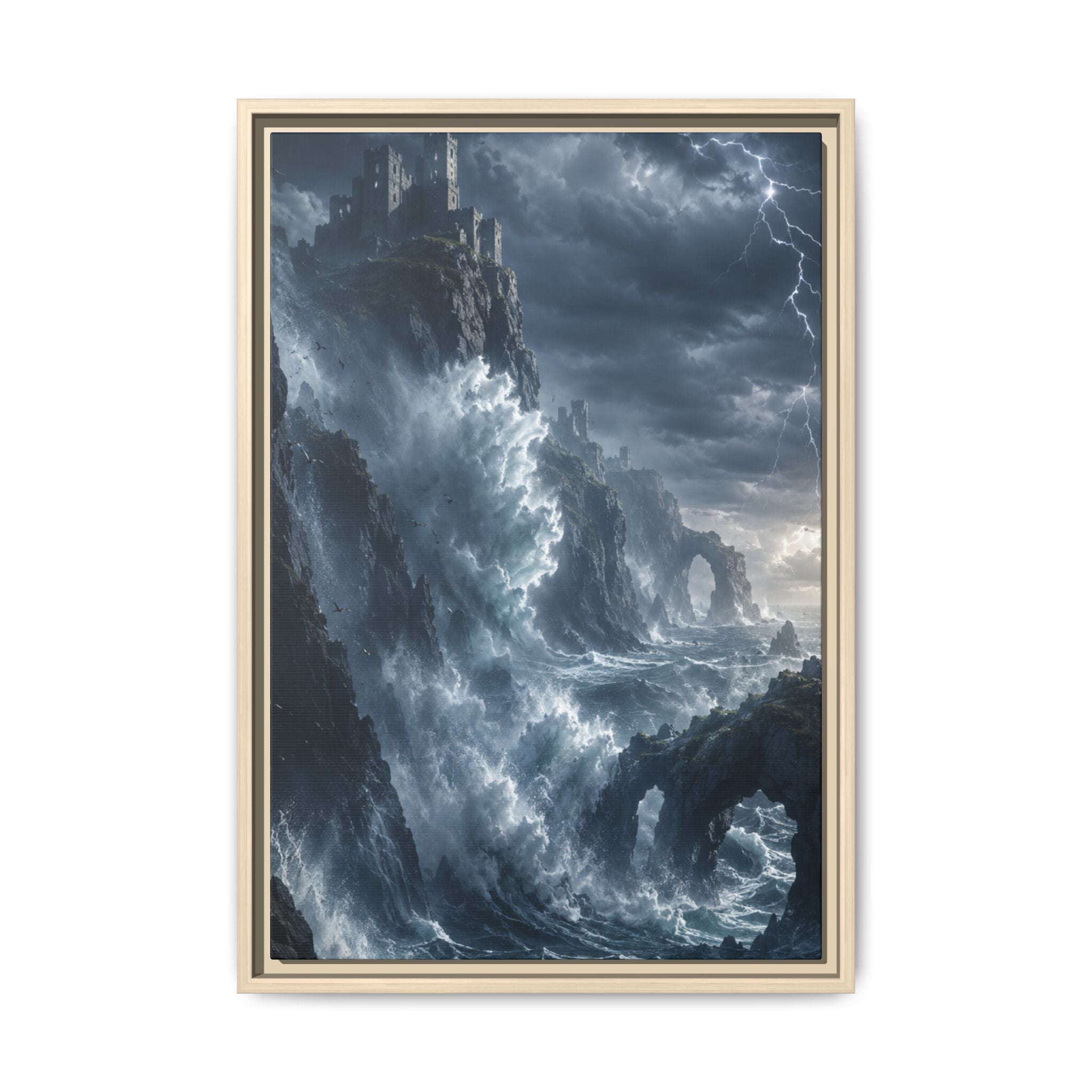 Fine Art Paper Print - Stormy Ocean Fantasy Wall Art