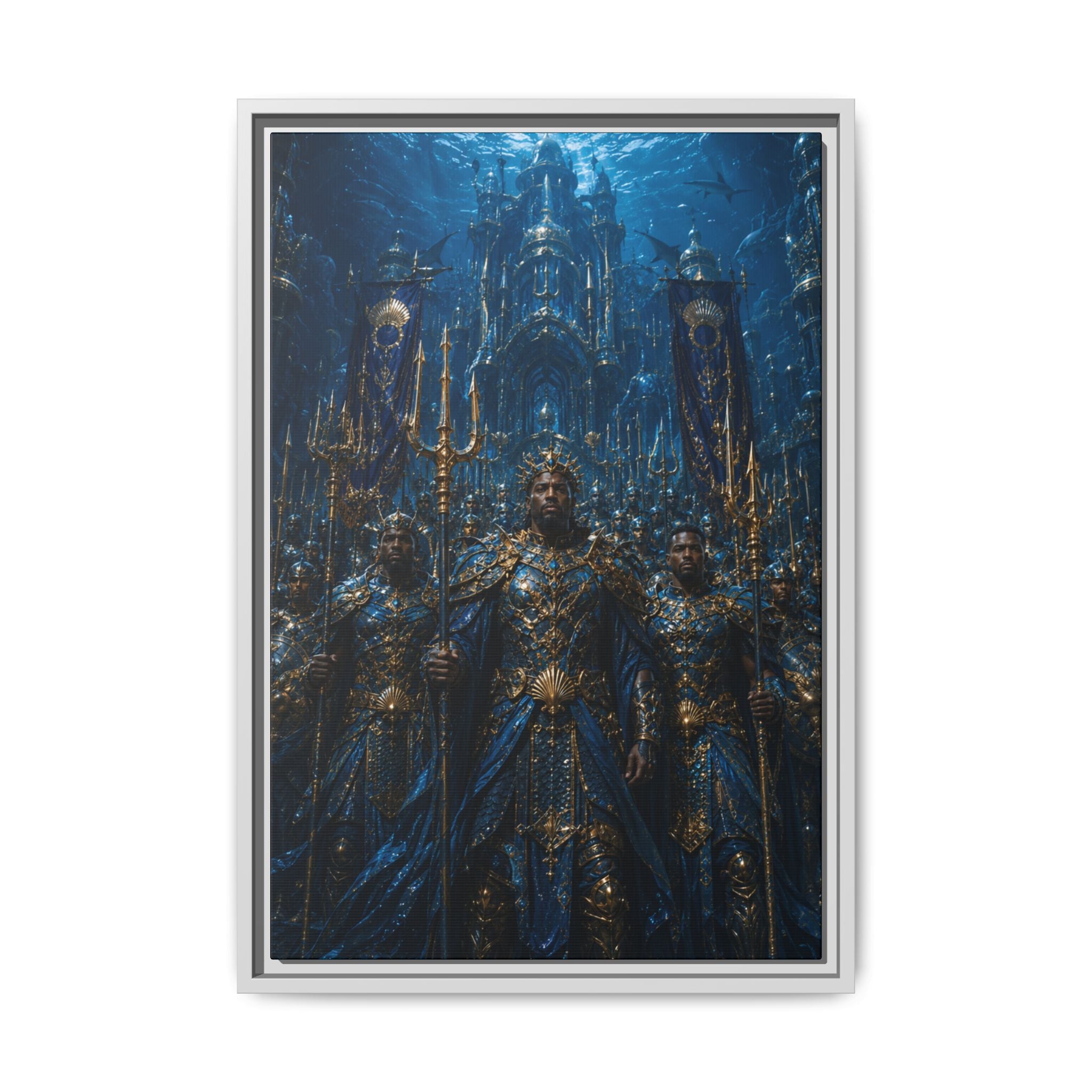 Fine Art Paper Print - Underwater King Artwork